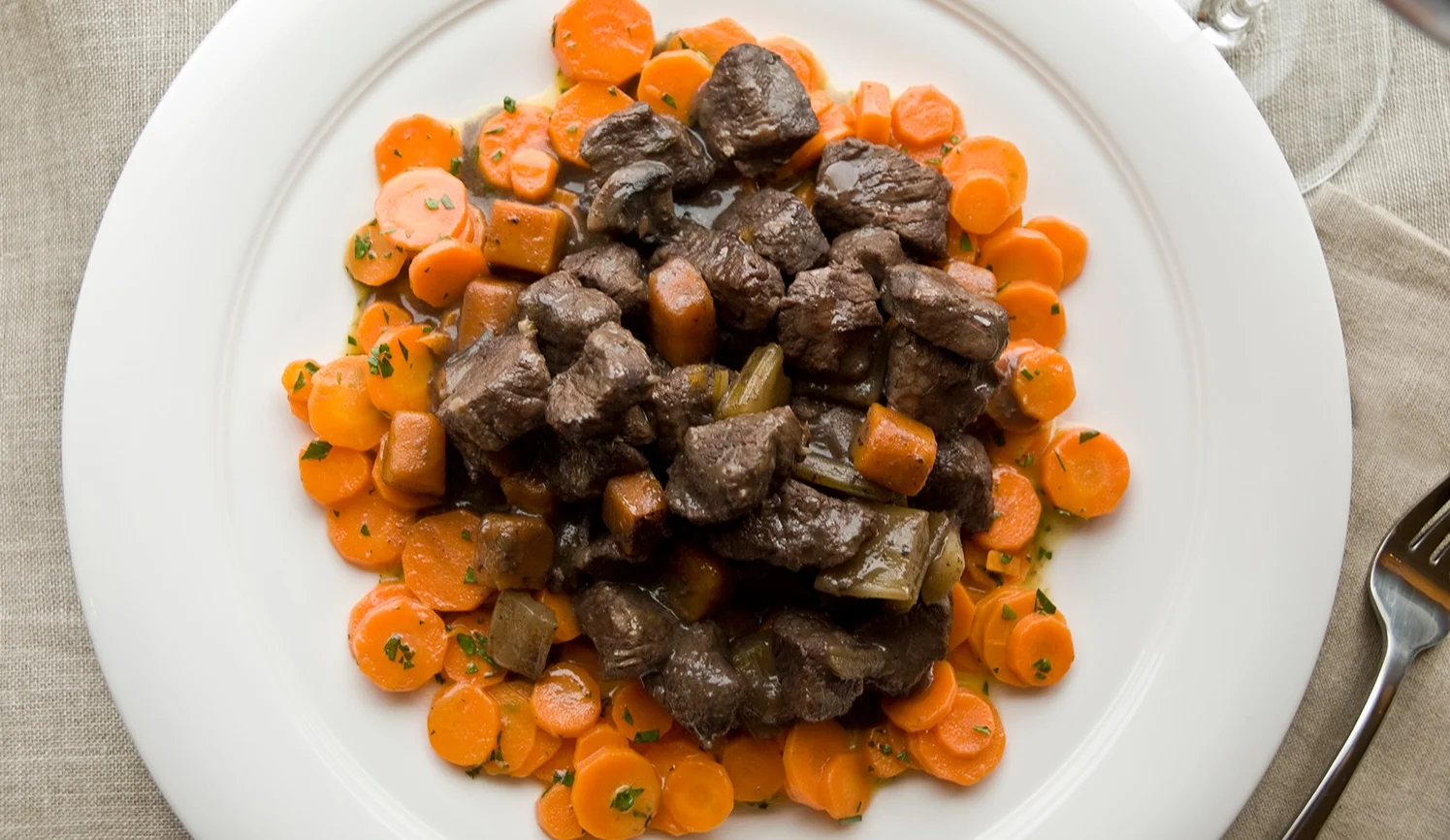 Beef Bourguignon with Carrots