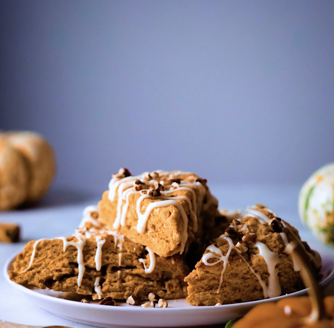 Pumpkin-Spiced Scones