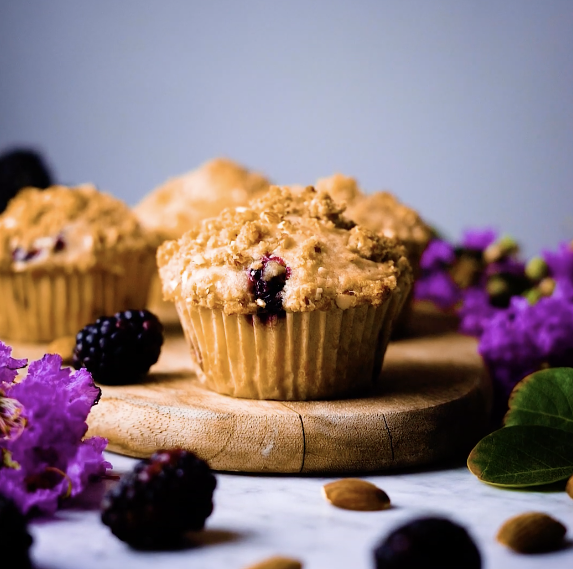 Blackberry Buttermilk Muffins