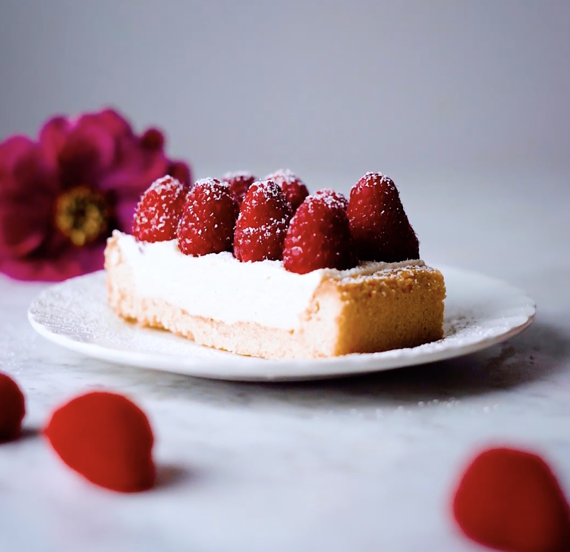 Raspberry Almond Tart