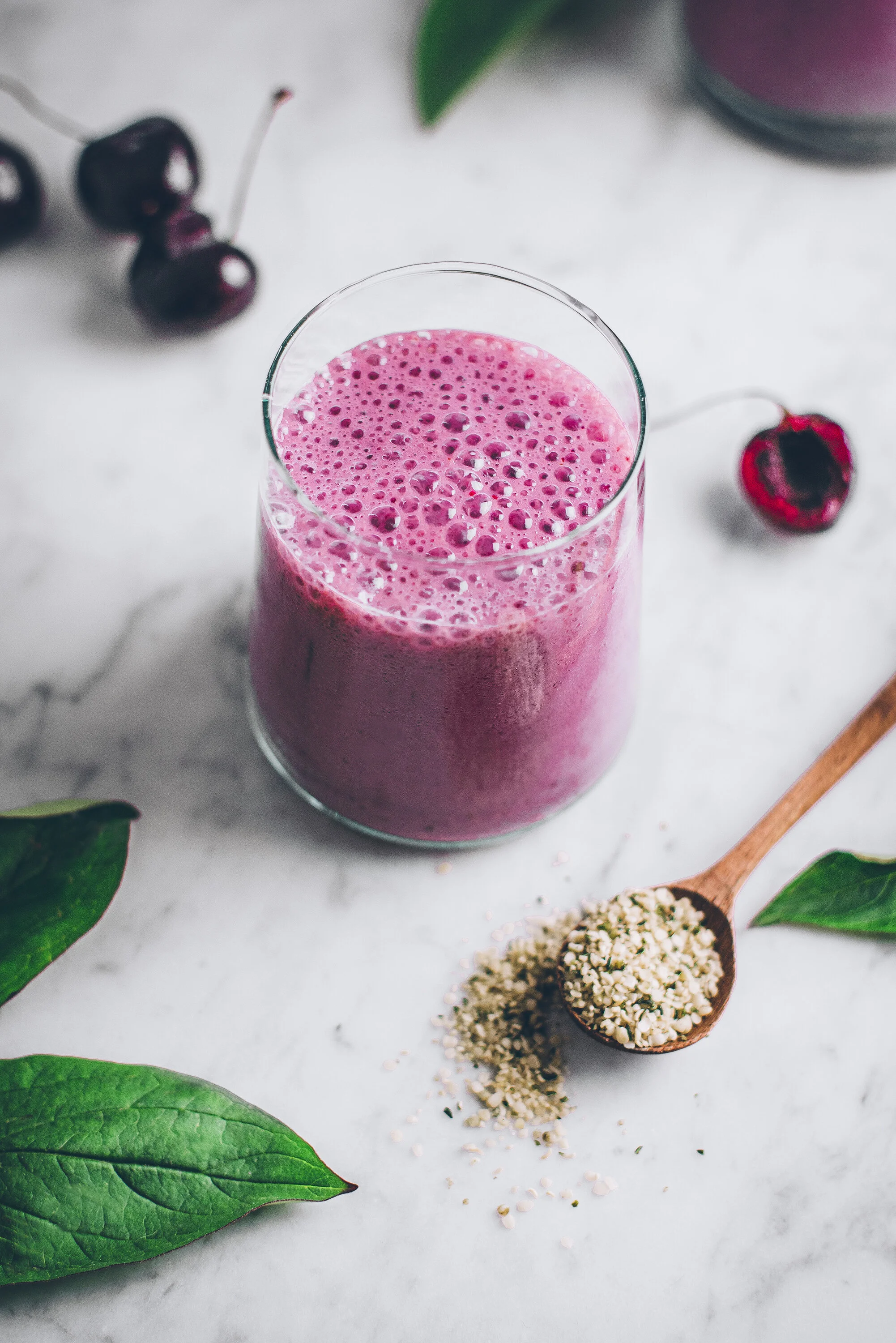 Cherry Almond Breakfast Smoothie