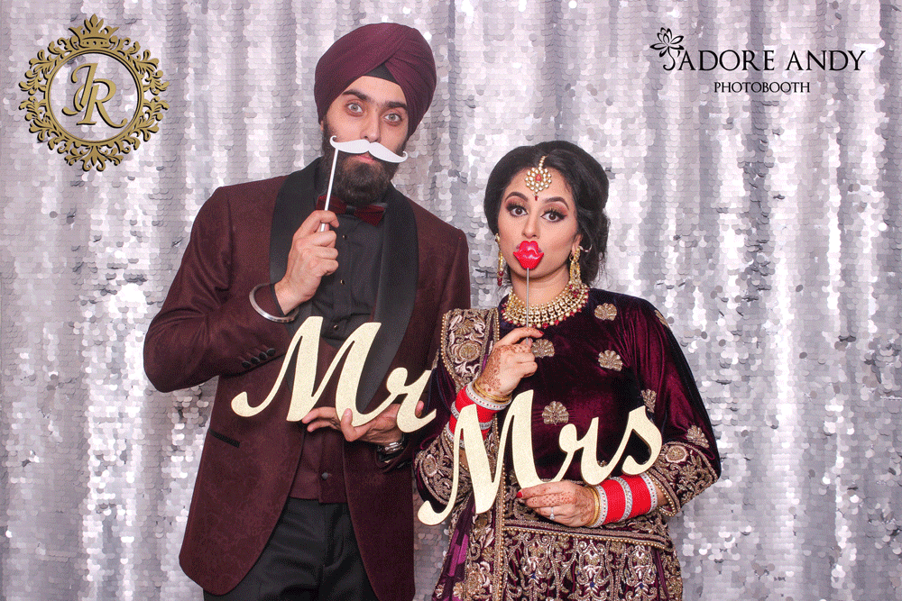 J & R - Indian / Sikh Wedding Photo Booth New Jersey - Westin Princeton at Forrestal Village - J'adore Andy