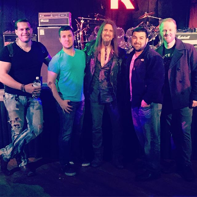We had a blast playing with Mr. Ron Bumblefoot Thal, Scott Stapp and the rest of Art of Anarchy Monday night at Revolution.. this guy is one of the greatest guitar players around, extremely kind and if you haven't heard him shred; you must! #lubricoma #artofanarchy #bumblefoot #picoftheday #bestofday #instagood #instamood #scottstapp #bleedingfingersbloodyguitar