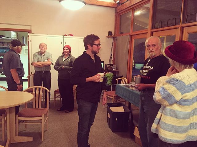 Show 91 - 6/25 - Laural B Johnson Community Center - Coyle, WA. Our host Norm made us his special chicken and rice dinner before showtime. We played two sets recital-style, and enjoyed cookies and coffee afterwards. #coyle #wa #familydinner #recital 