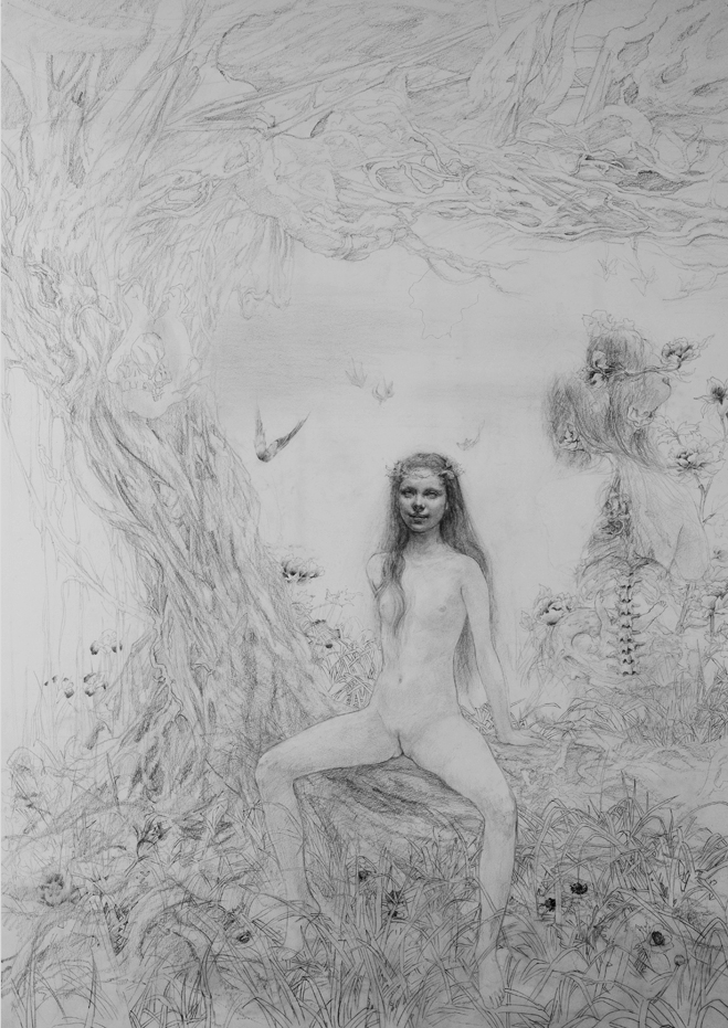 "Rough Draft for Virgin Specimen", 2009.