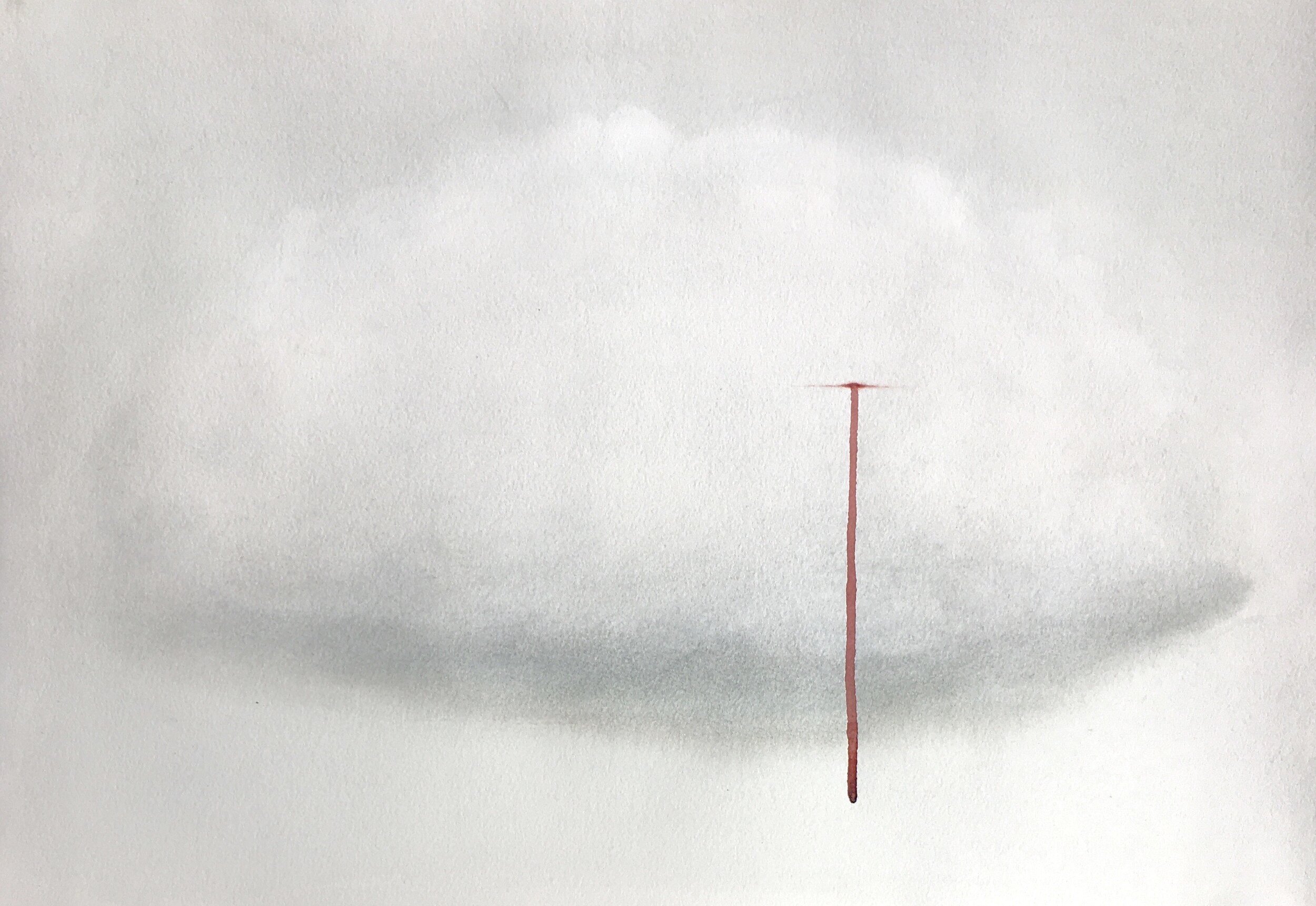 Nikolay Tolmachev, Wounded III, Aquarelle sur papier,  33,5 x 50 cm, 2020.jpg