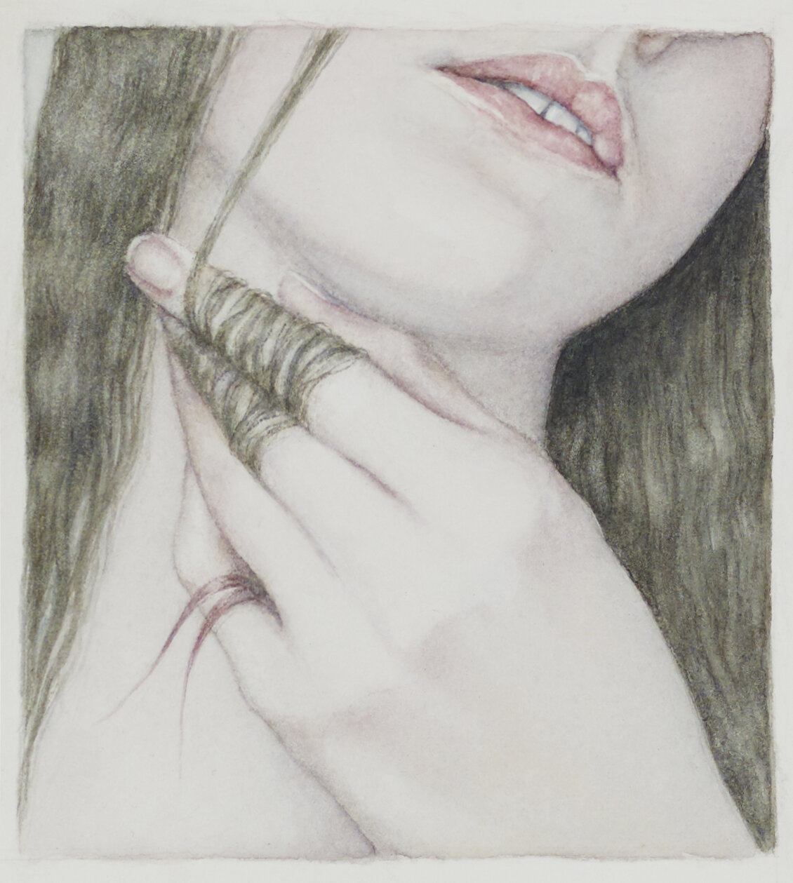 Two Fingers, Nikolay Tolmachev, aquarelle sur papier, 13 x 14,5 cm, 2020.jpg