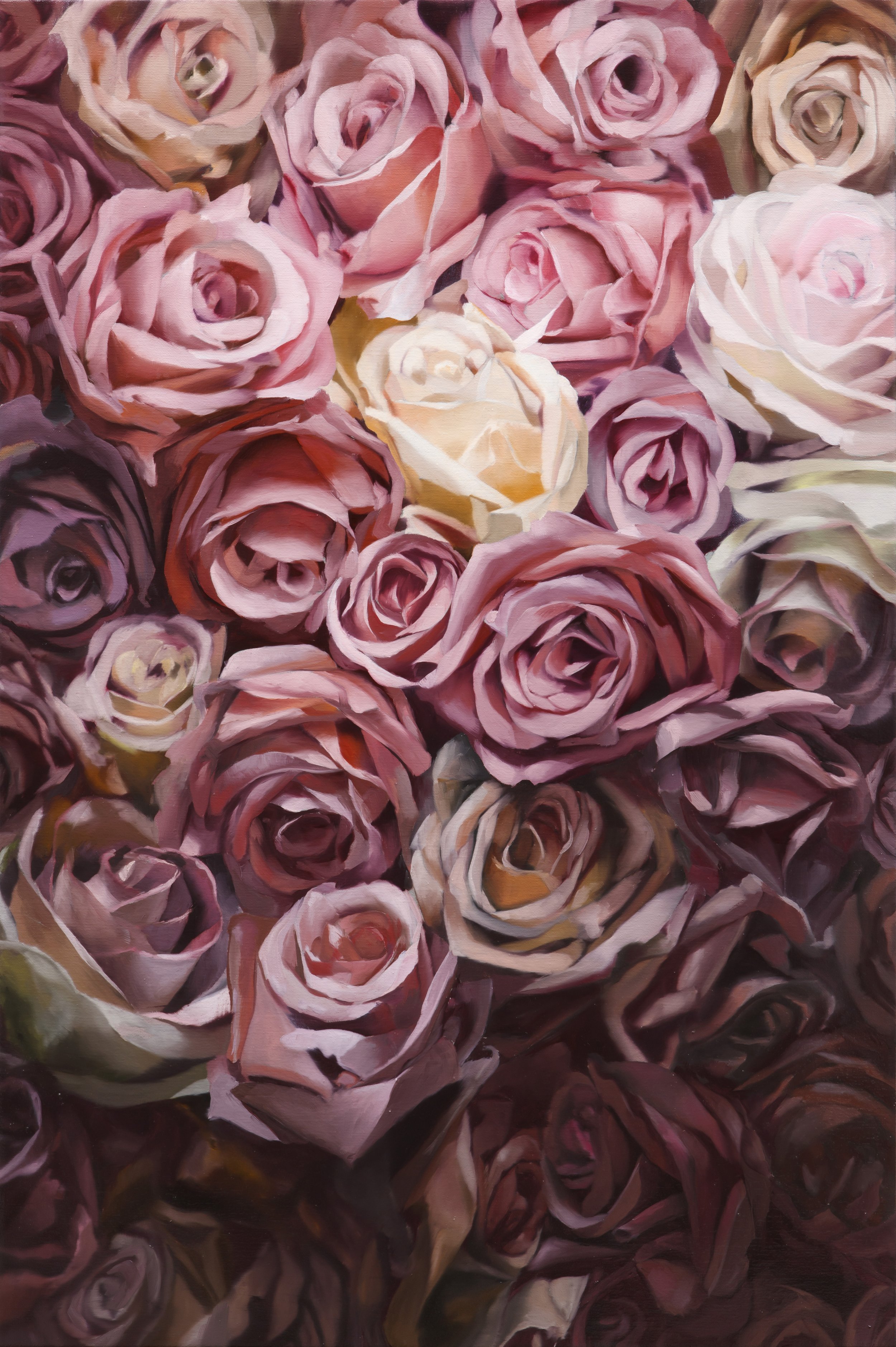 The Roses Of Heliogabalus, 2022, 70x50cm, oil on canvas, Markus Åkesson.jpg