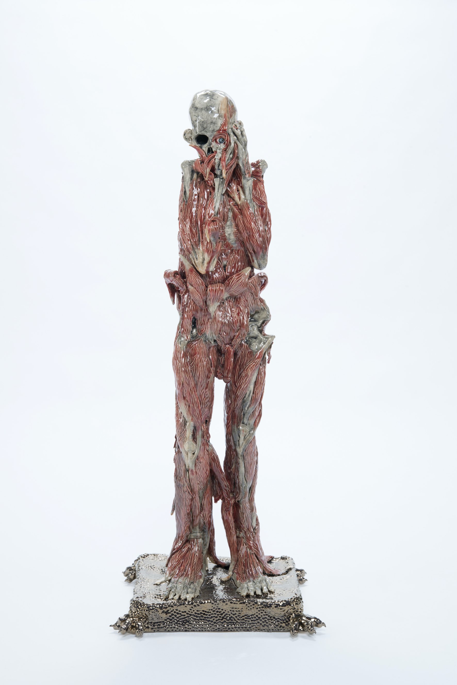 Carolein Smit - Anatomische man 2, 2014, céramique, 112x44x38cm.jpg