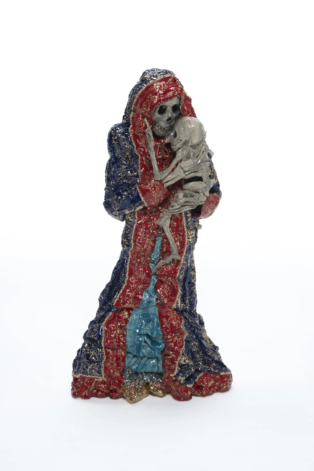 Carolein Smit, Madonna and Child, 2021, céramique, émail, 75x40x28 cm.jpg