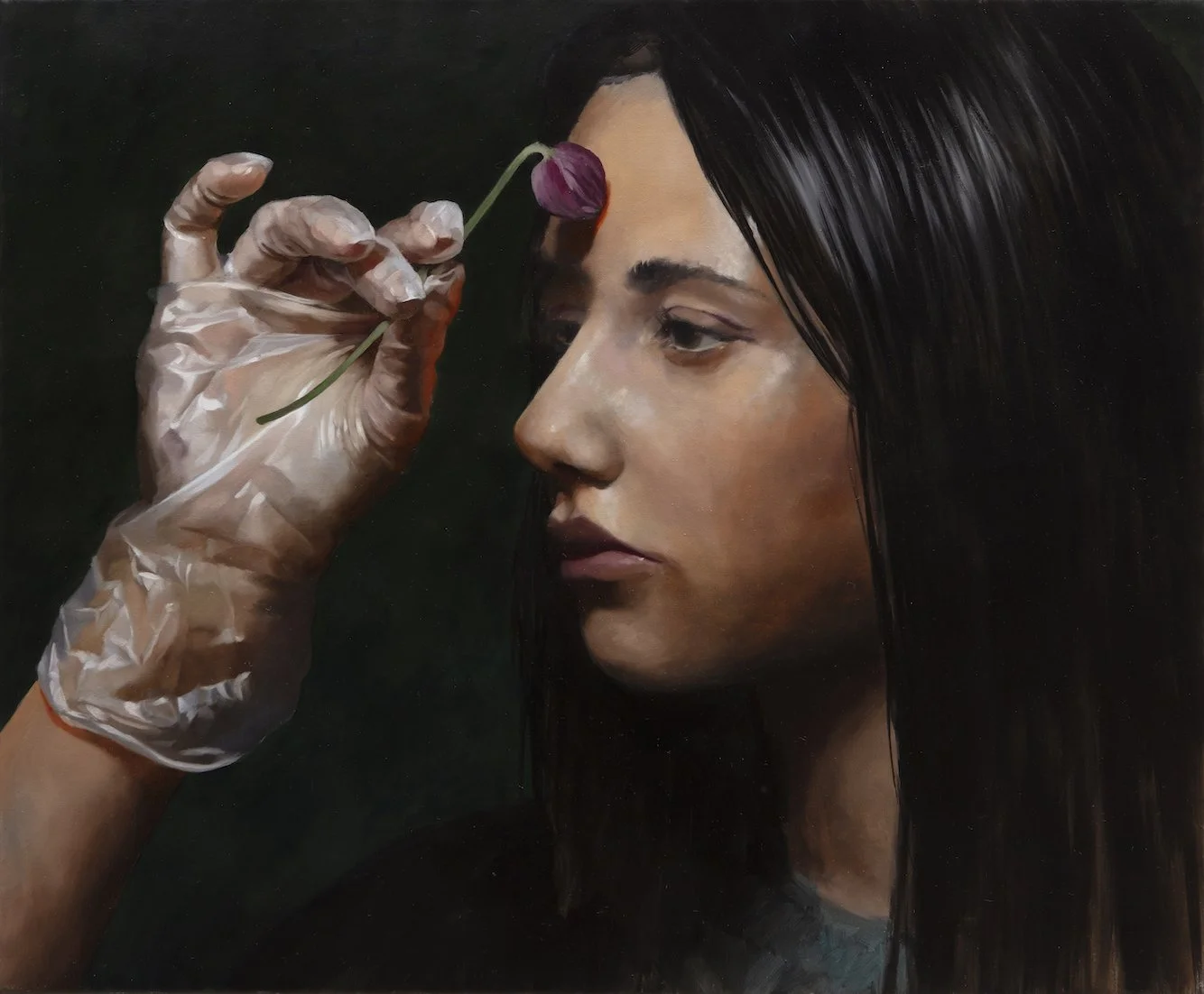 The Third Eye, 2024, 50x60cm, oil on canvas, Markus Åkesson.JPG