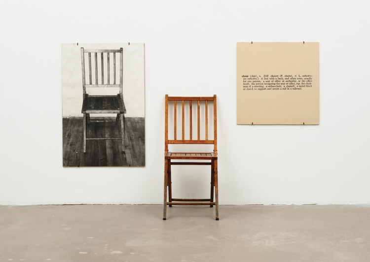 Joseph Kosuth, One and Three Chairs (1965)