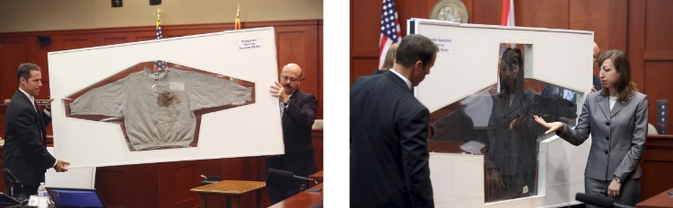 Press pictures of Trayvon Martin's trail.