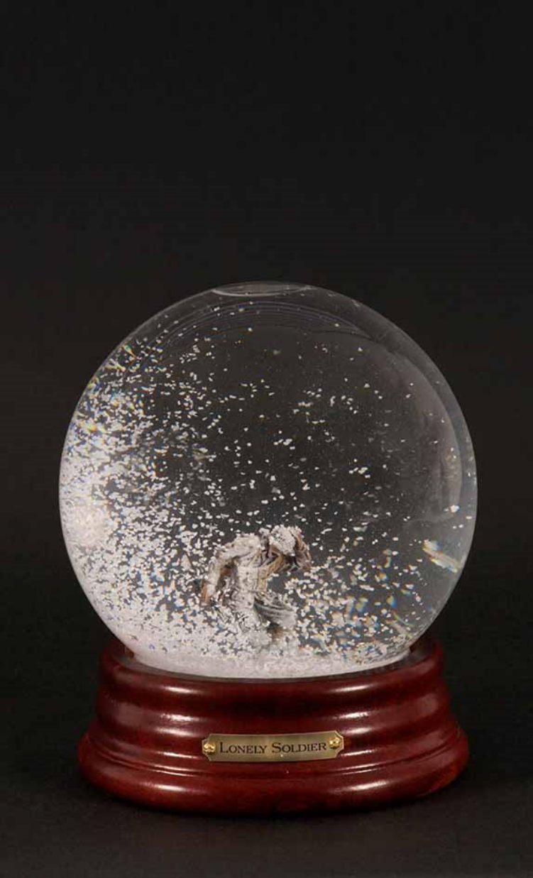 2010 Collaboration with artist Carlton DeWoody (American, b. 1981) Glass, metal and wood 8 x 6 x 6 in. (20.3 x 15,2 x 15,2 cm)