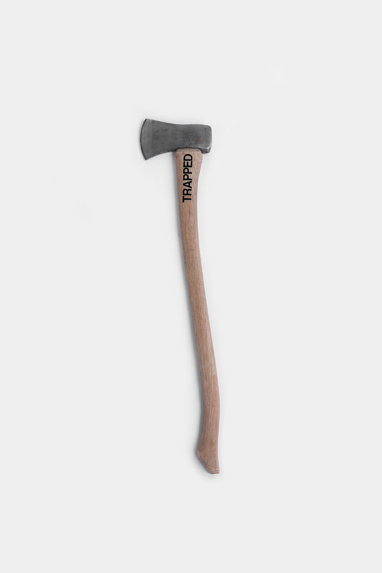 2013 Oil paint over axes. 7.1⁄2 x 1.1⁄2 x 35.1⁄8in (19 x 4 x 89cm) Axes were incorporated into public institutions as a safety measure should fire victims find themselves in a position where they needed to cut through an exit.