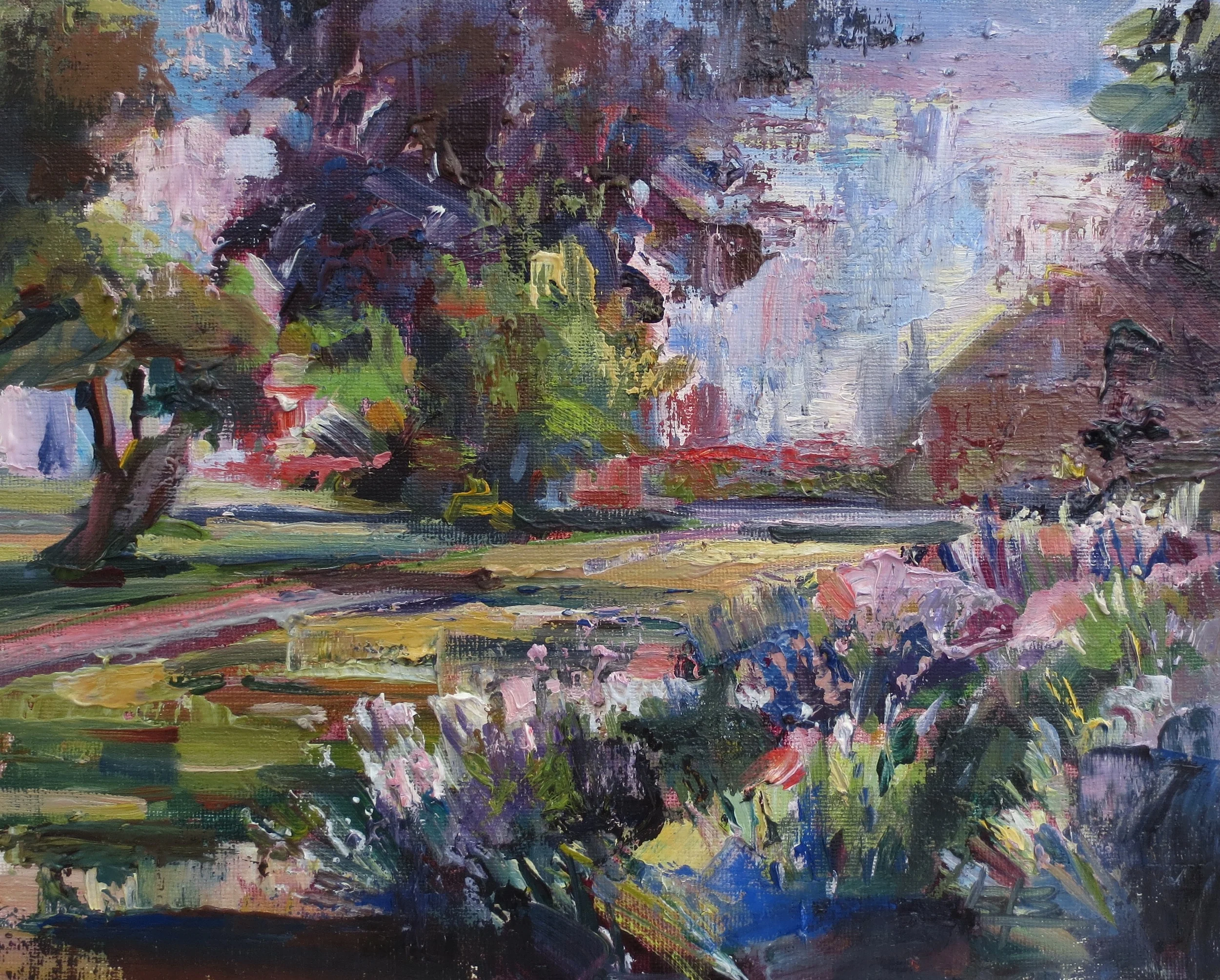 Evening After the Noon, 8x10, oil, July 2015