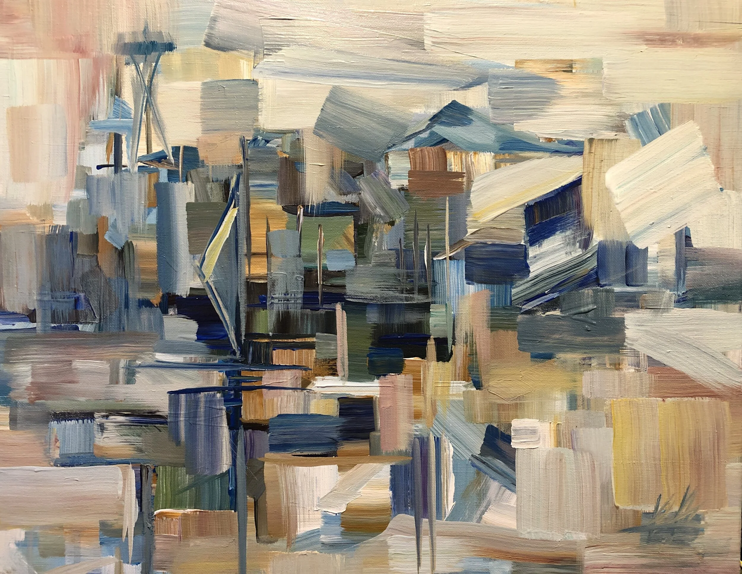 PNW Deconstructing, 16x20 acrylic, $525 SOLD