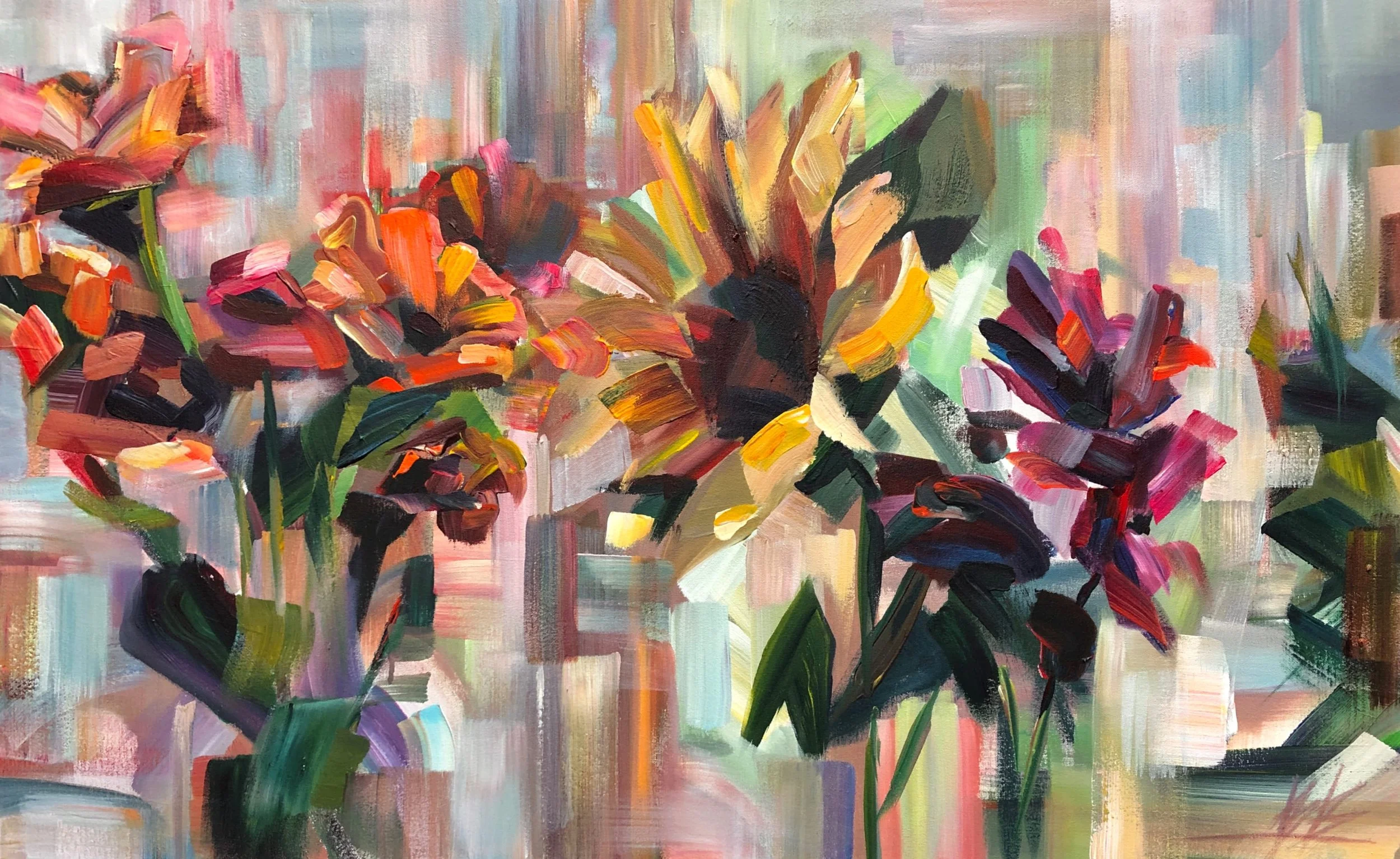 Autumn Floral, 30x48 SOLD
