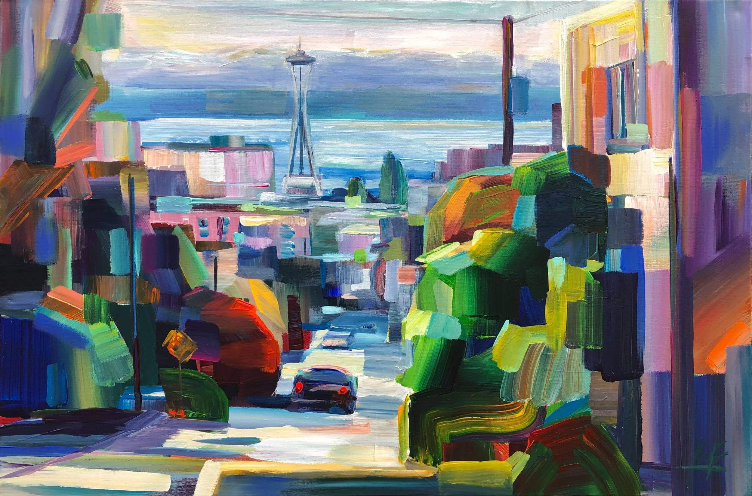 Needle From the Hill, 24x36, 2024 SOLD