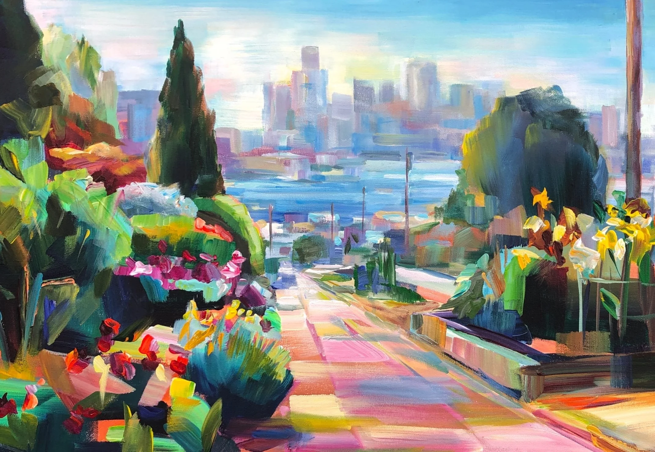 Sunny Days, 24x30, 2023 SOLD