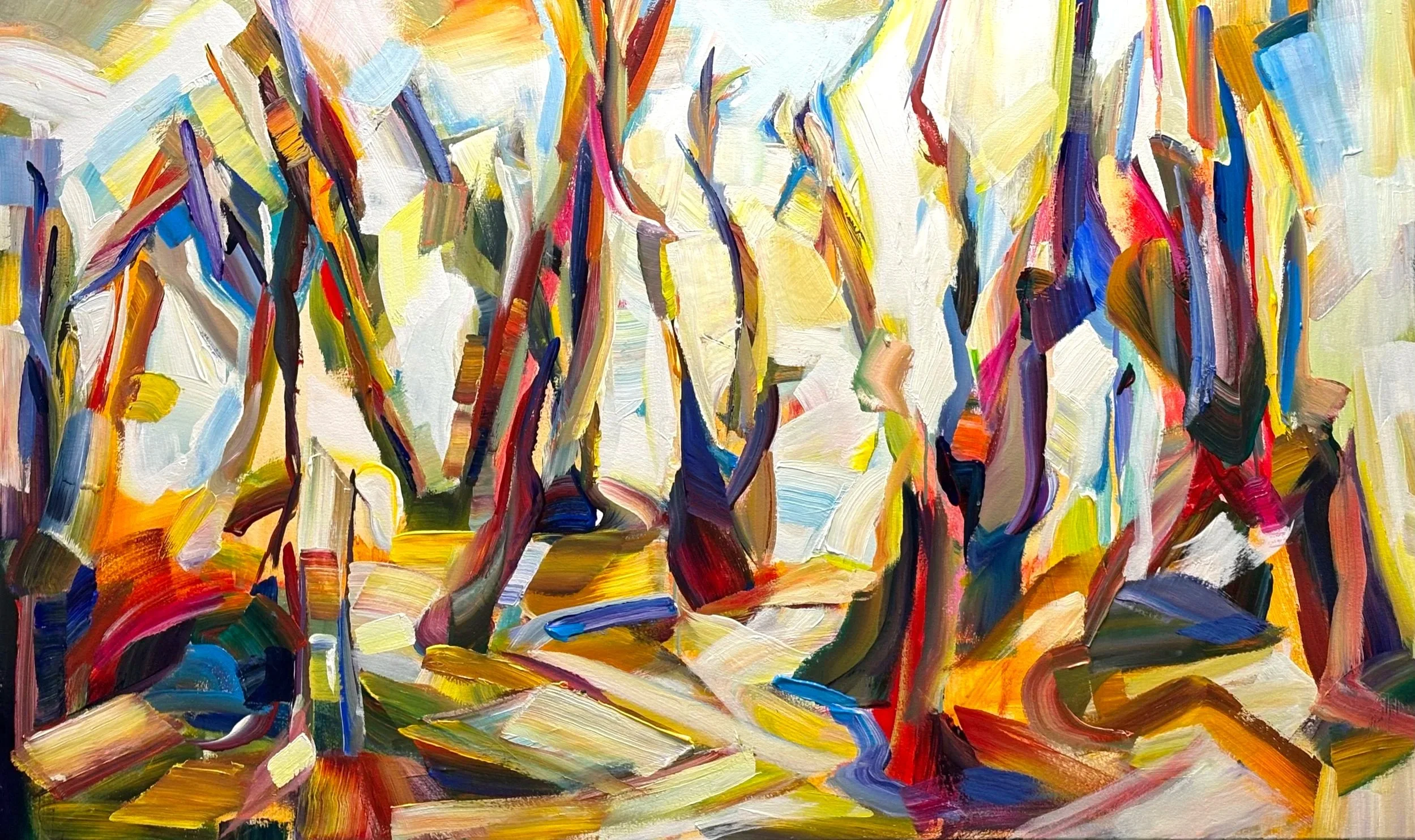 Alive, 36x60 acrylic on 1.5" canvas, $4500