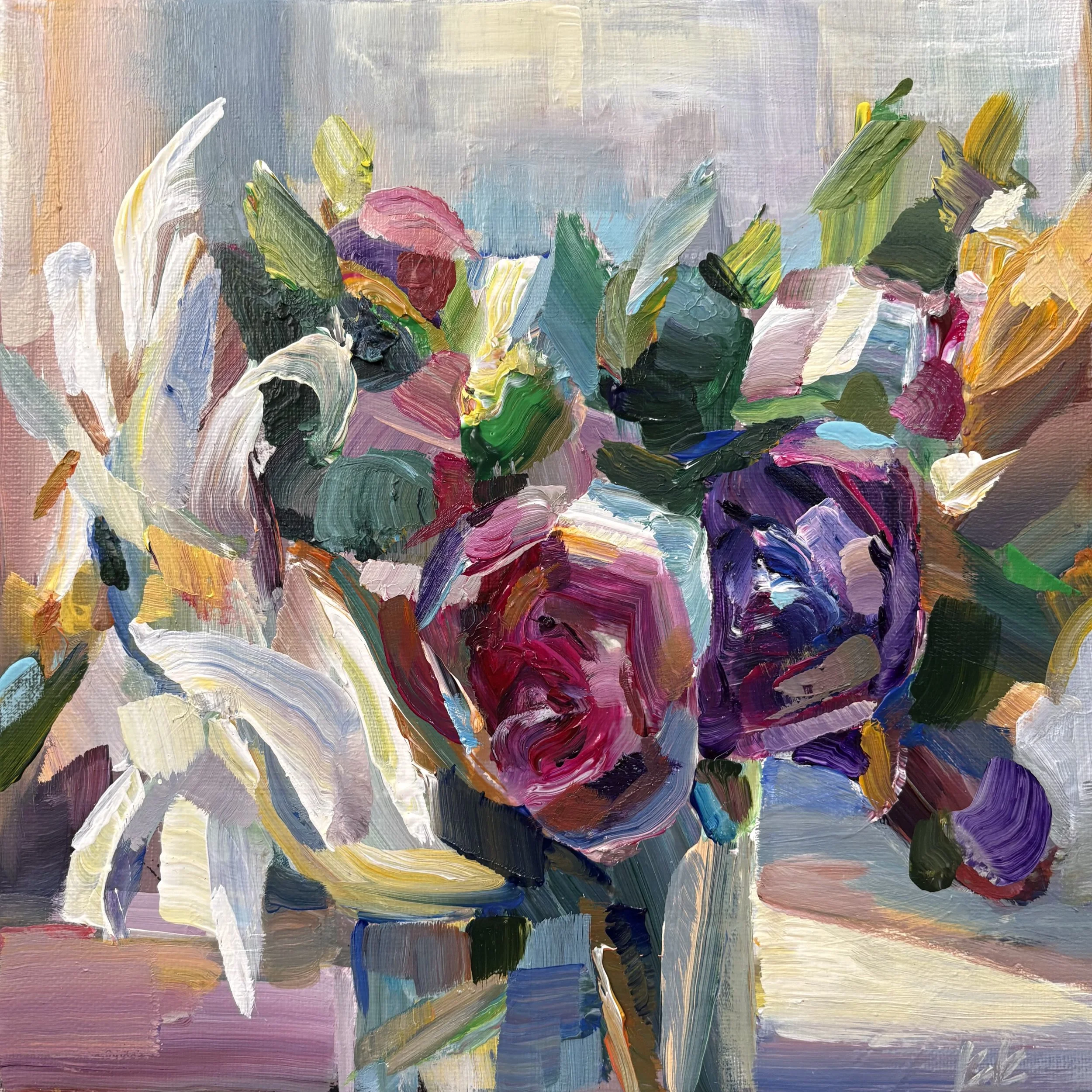 Cup-O-Spring, 10x10 acrylic framed, $425