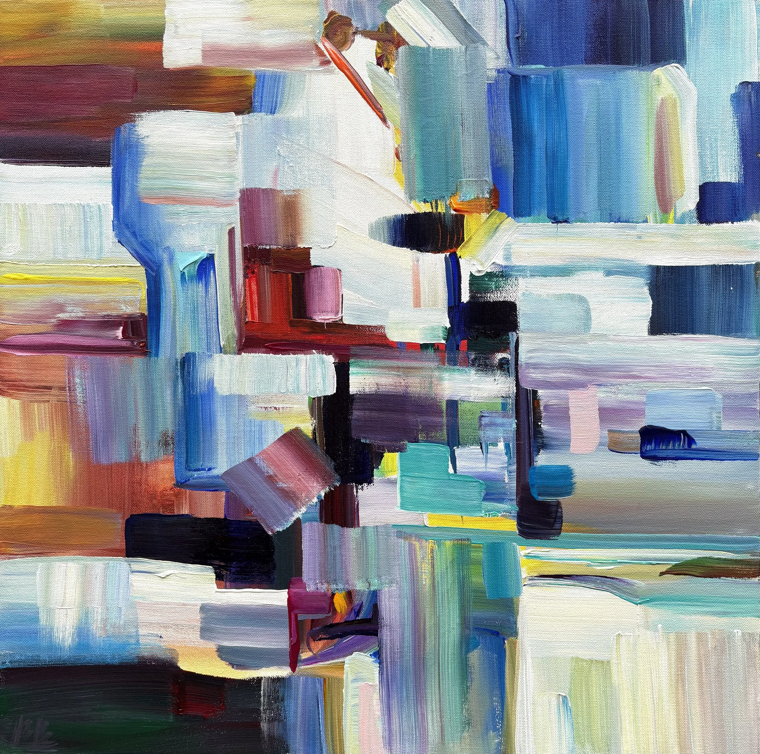 From There to Here, 24x24 acrylic on 1.5" canvas, $1400