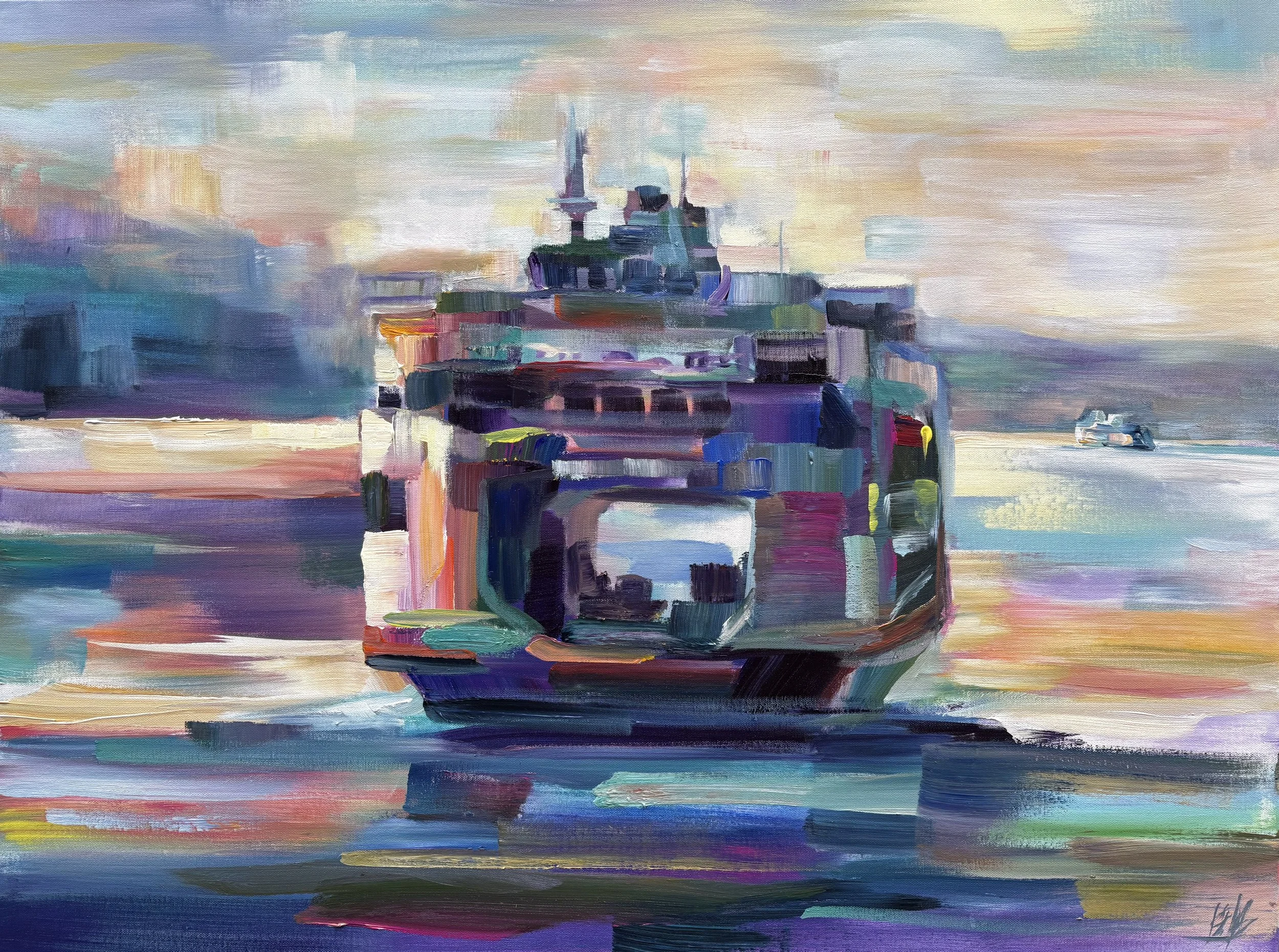 You Say Goodbye I Say Hello, 30x40 acrylic on 1.5" canvas, $2900