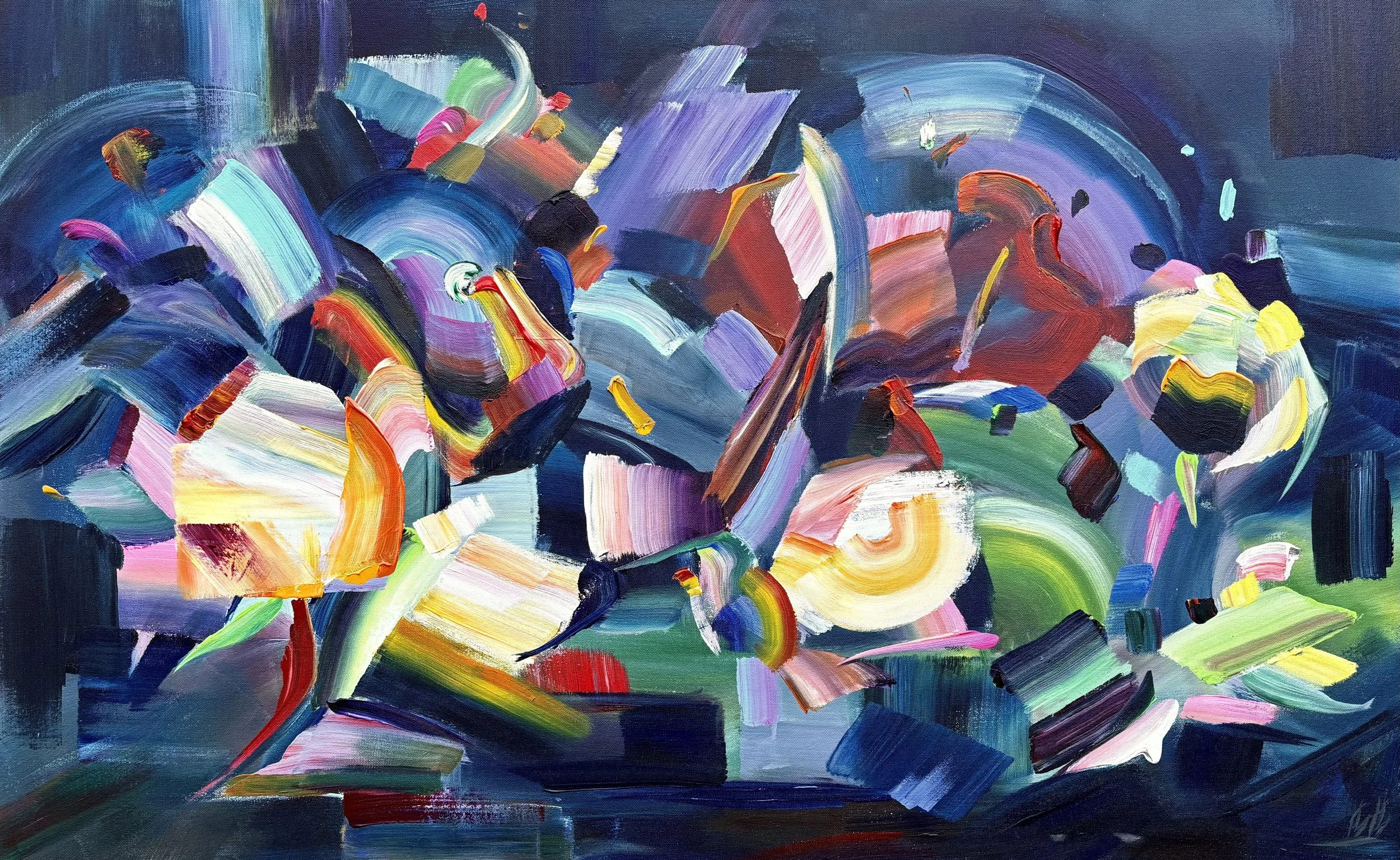 Candy Dance, 30x48 acrylic on 1.5" canvas, $3400