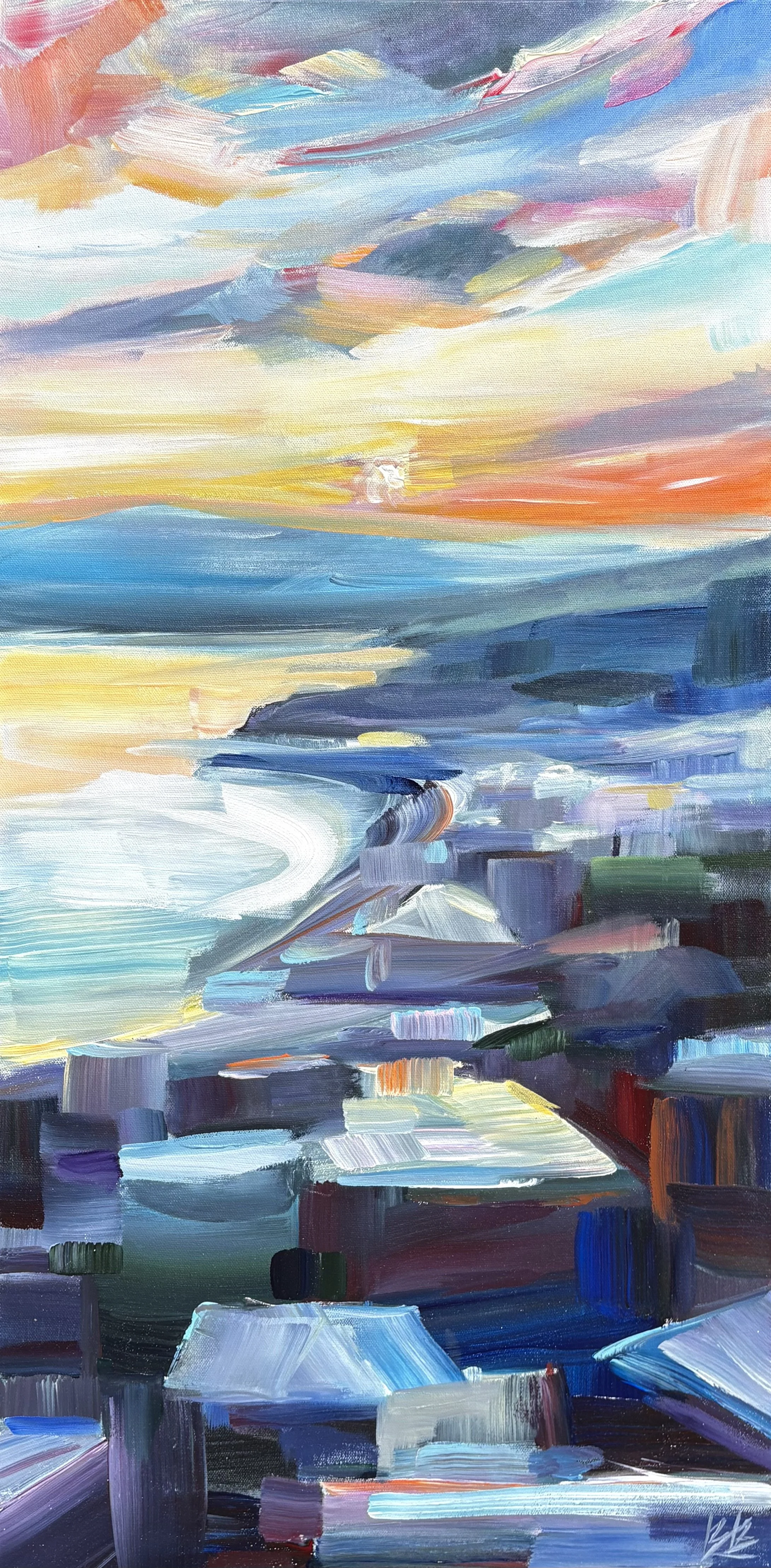 New Horizons, 36x24 acrylic, $1600 (Available at the Museum of NW Art, LaConner)