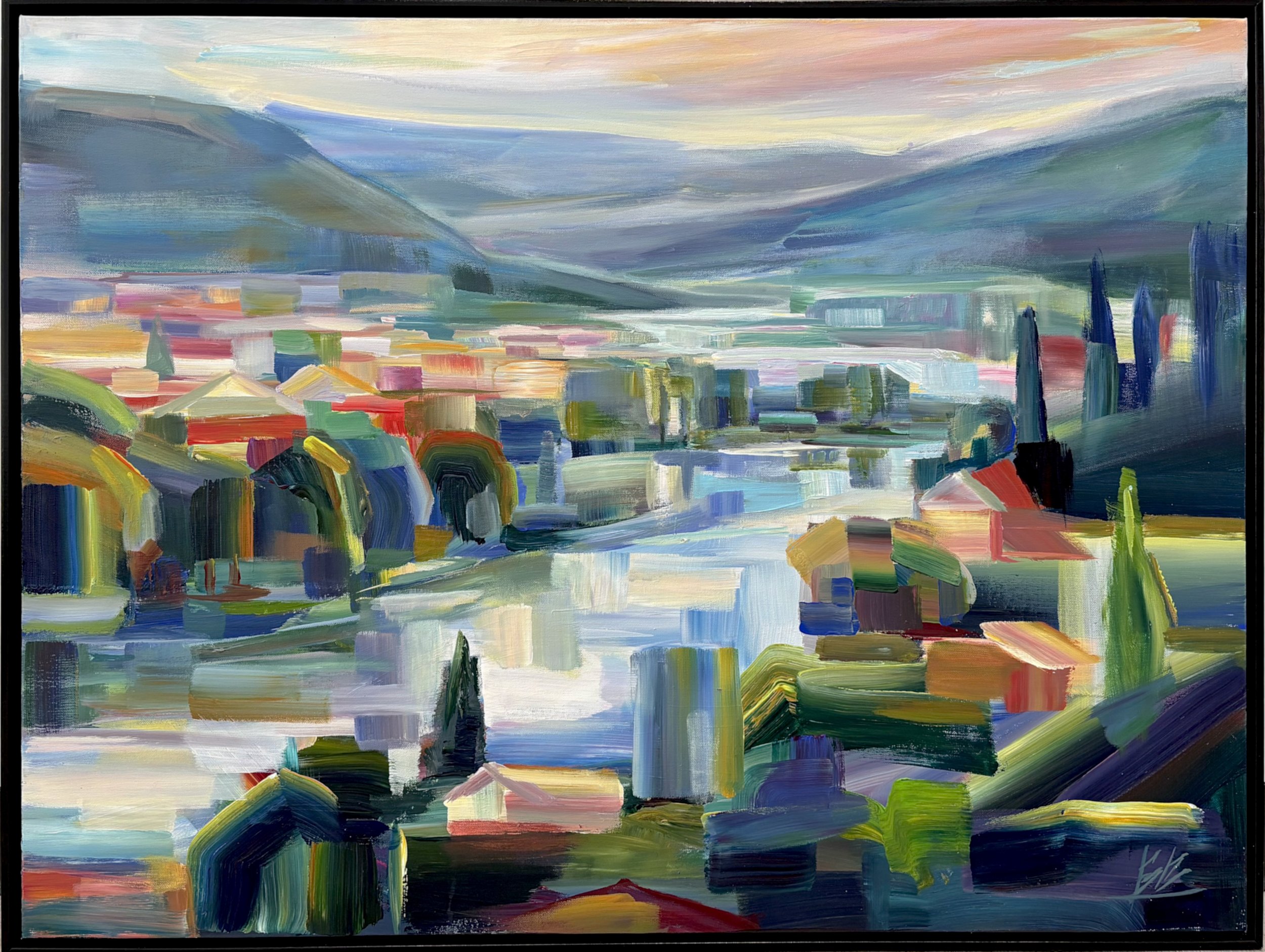 Echoes of Old World, 30x40 acrylic framed, $3200 (Available at Gray Sky Gallery)