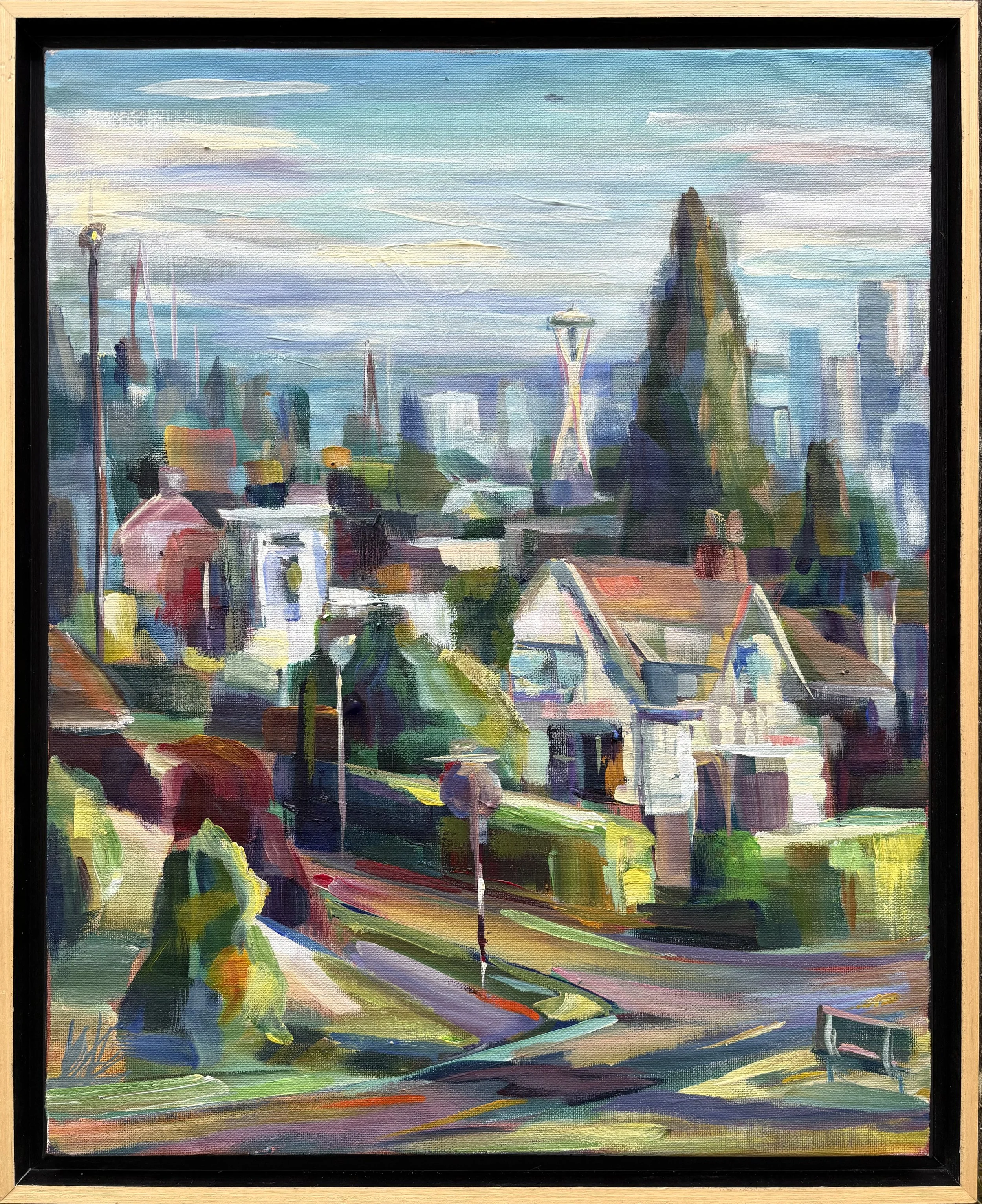 View From Magnolia. 20x16 acrylic plein ait framed, $895