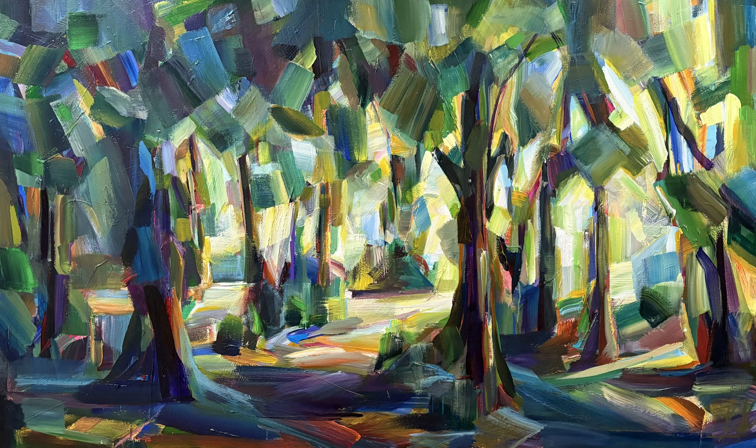 Alive, 36x60 acrylic on 1.5" canvas, $4500