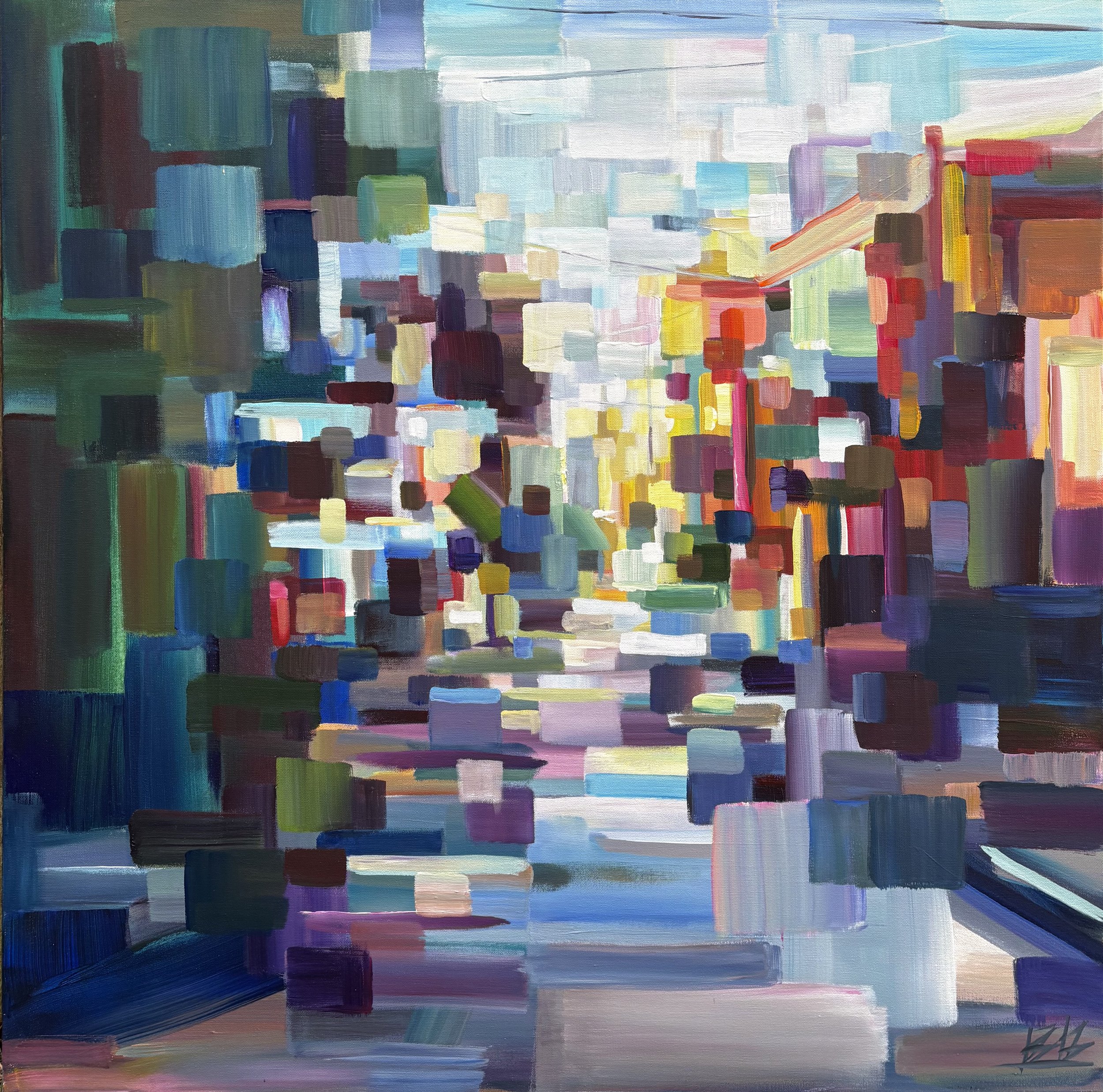 Falling into place 36x36 $2900.jpeg