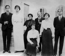 1913  Mis padres con abuelos Delás y hermanos: Loreto, Concha, Ramón