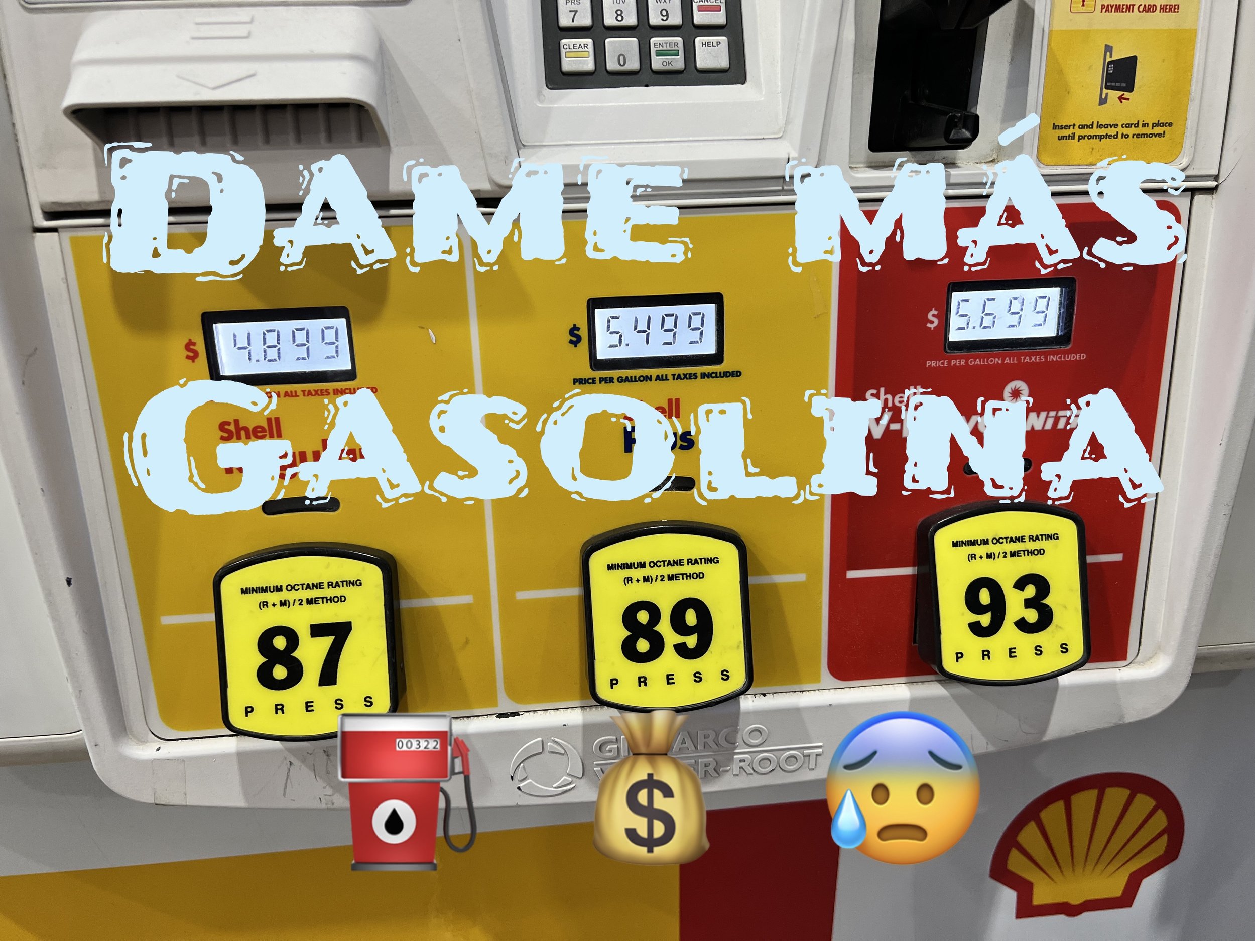 Dame más gasolina ⛽️