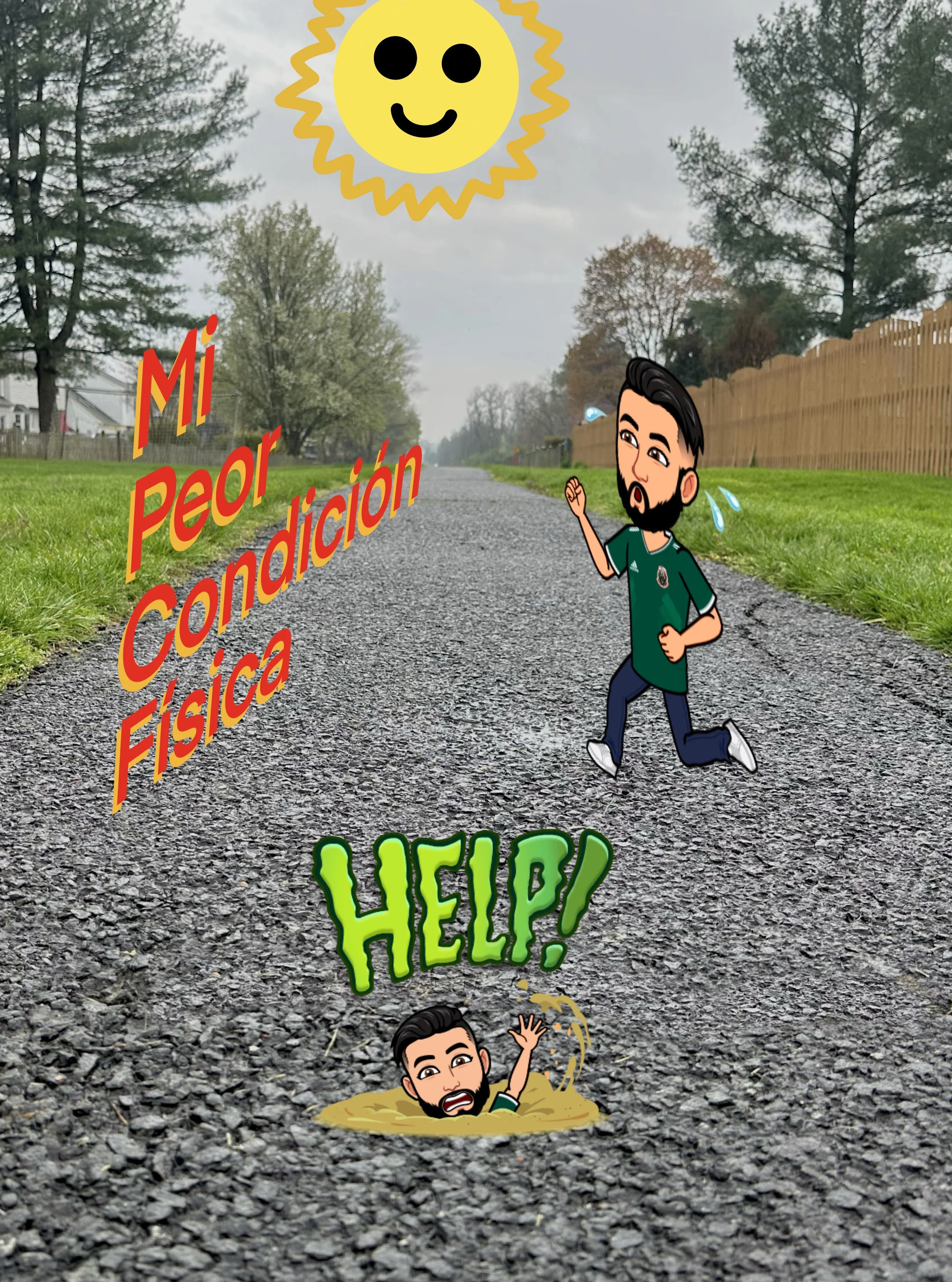 Mi peor forma física en años