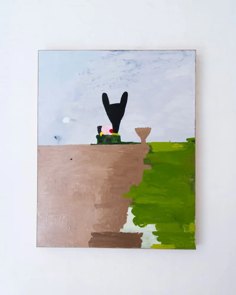 Black Fox - 2015 50" x 40", oil on linen