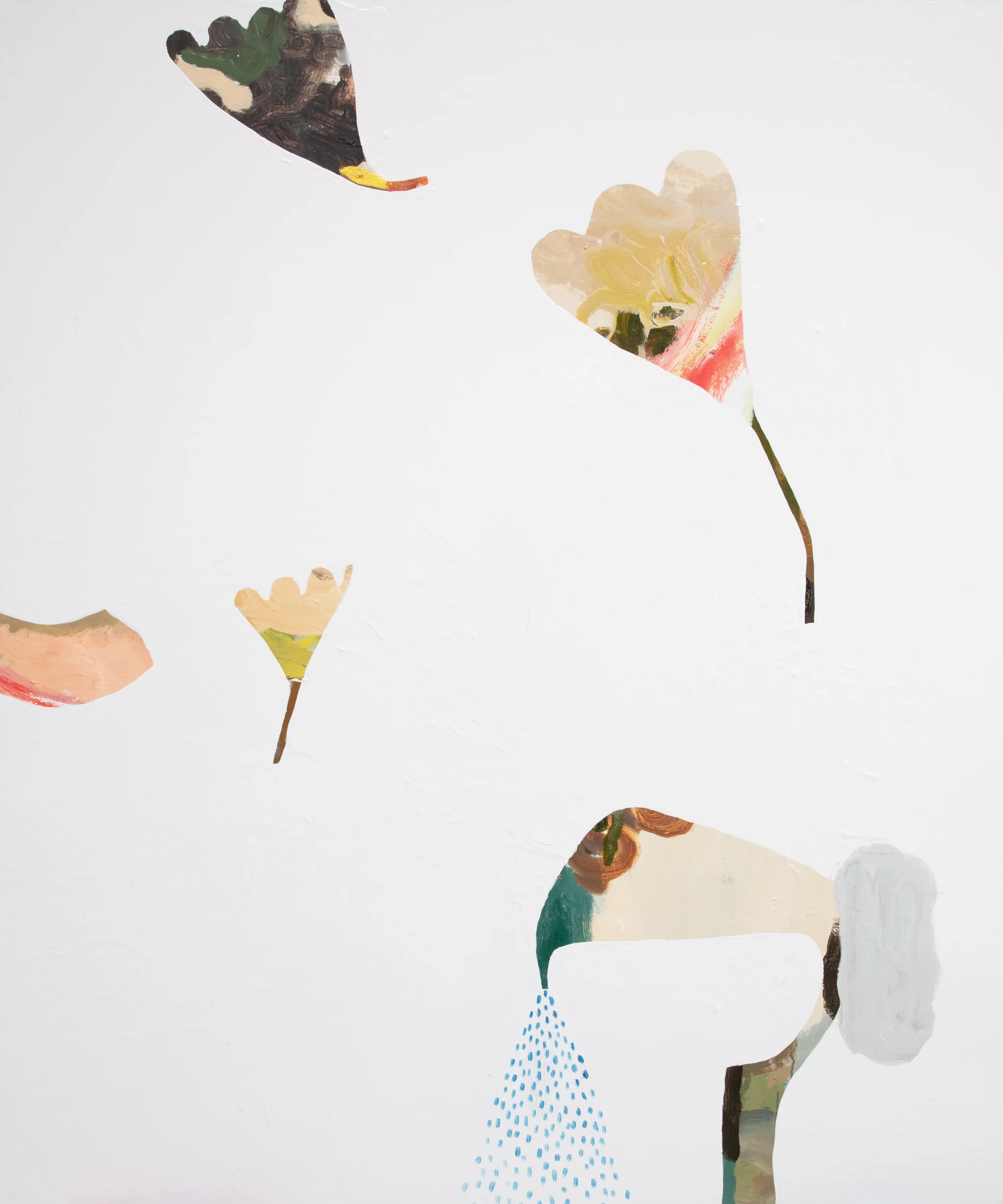 Flower Garden - 2019 50” x 60”, oil on linen