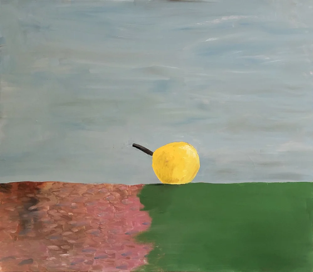 Yellow Tank, 2019 44” x 36”, oil on canvas