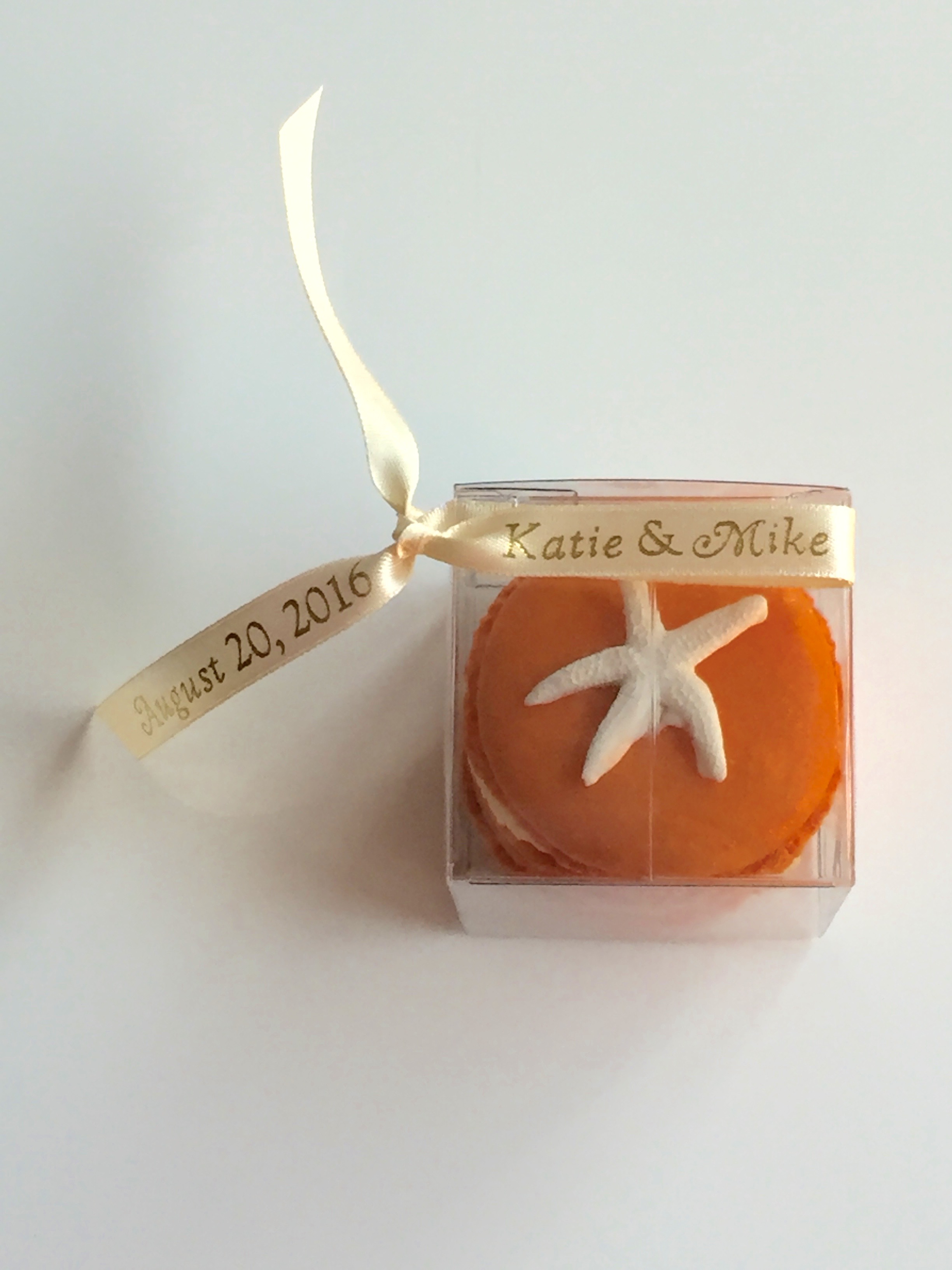 Personalized favors in your choice of ribbon color and metallic font color (gold, rose gold, silver). As shown $7. 