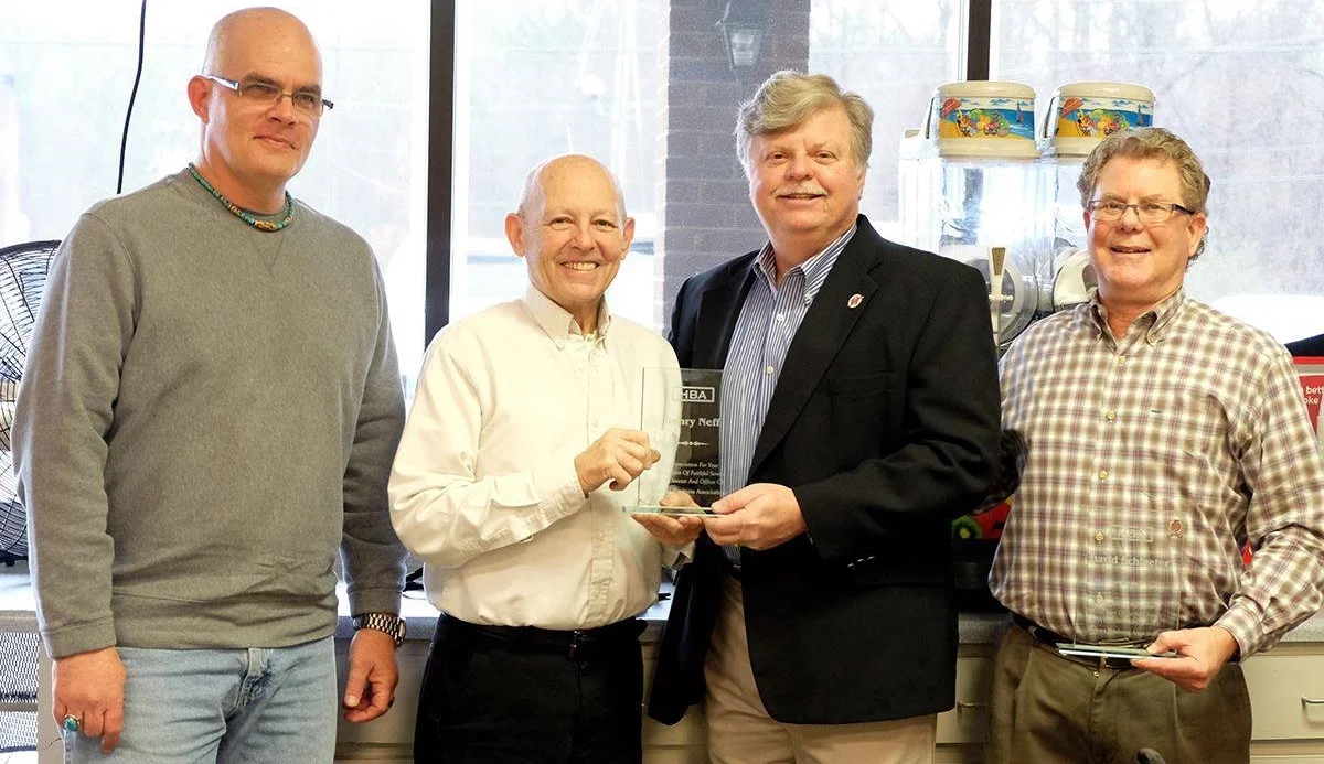 Honoring Board Members with Mayor Mark Hall