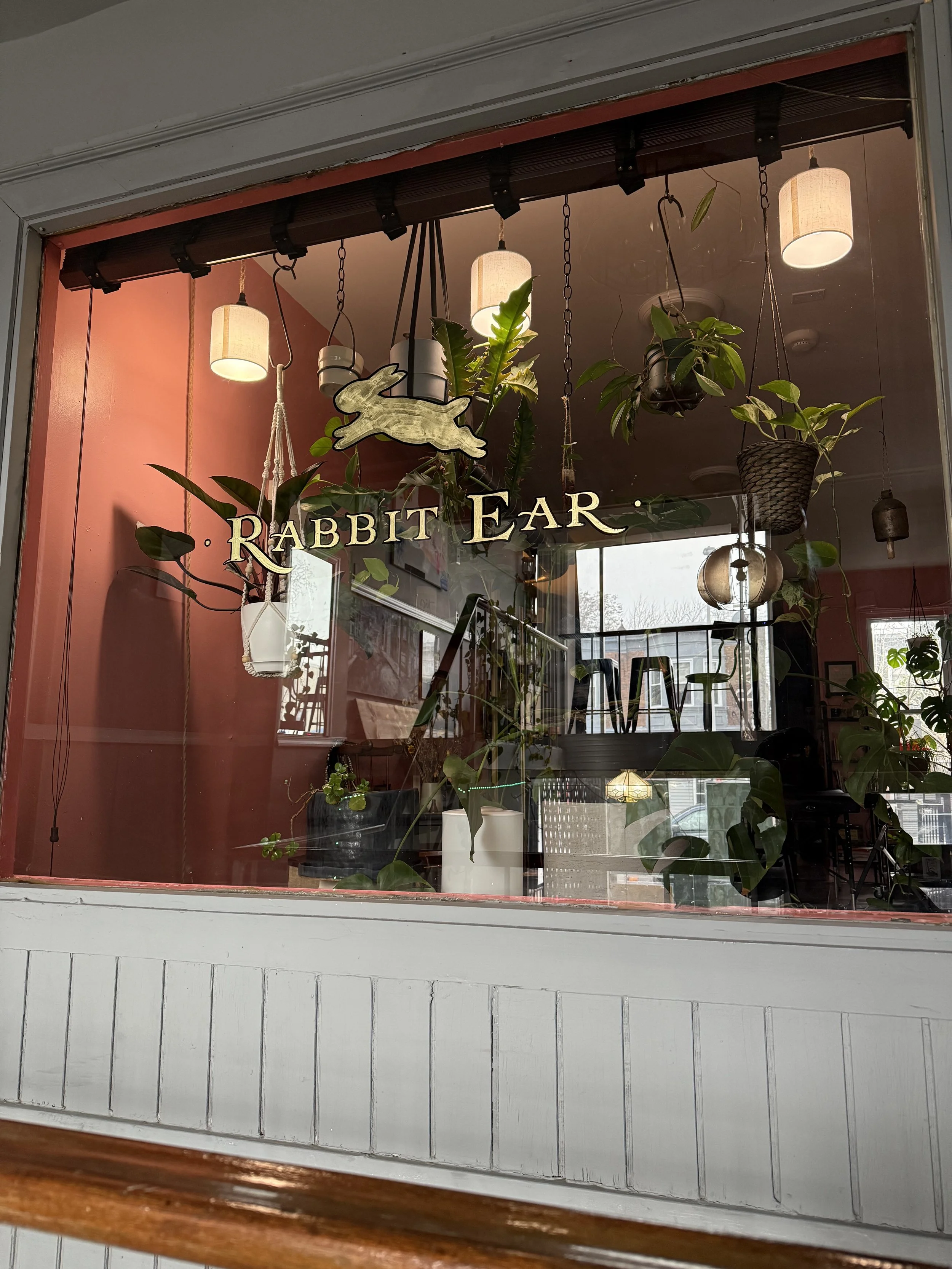 Rabbit Ear gold leaf sign