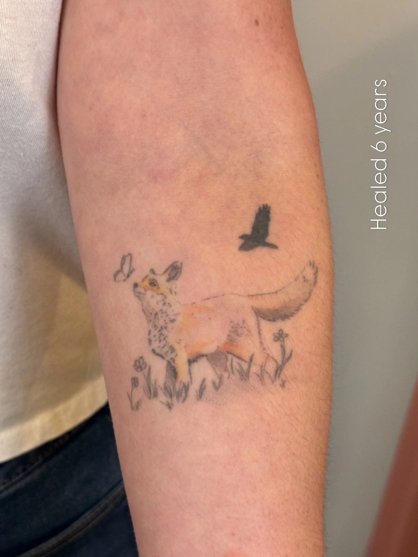 In my last post I wrote that this tattoo is five years old, but it is actually six and a half years old! 
>> compare with the fresh photo

Thank you, Jess!

#nofilter #healedtattoo #freshvshealed #singleneedletattoophiladelphia #finelinetattoop