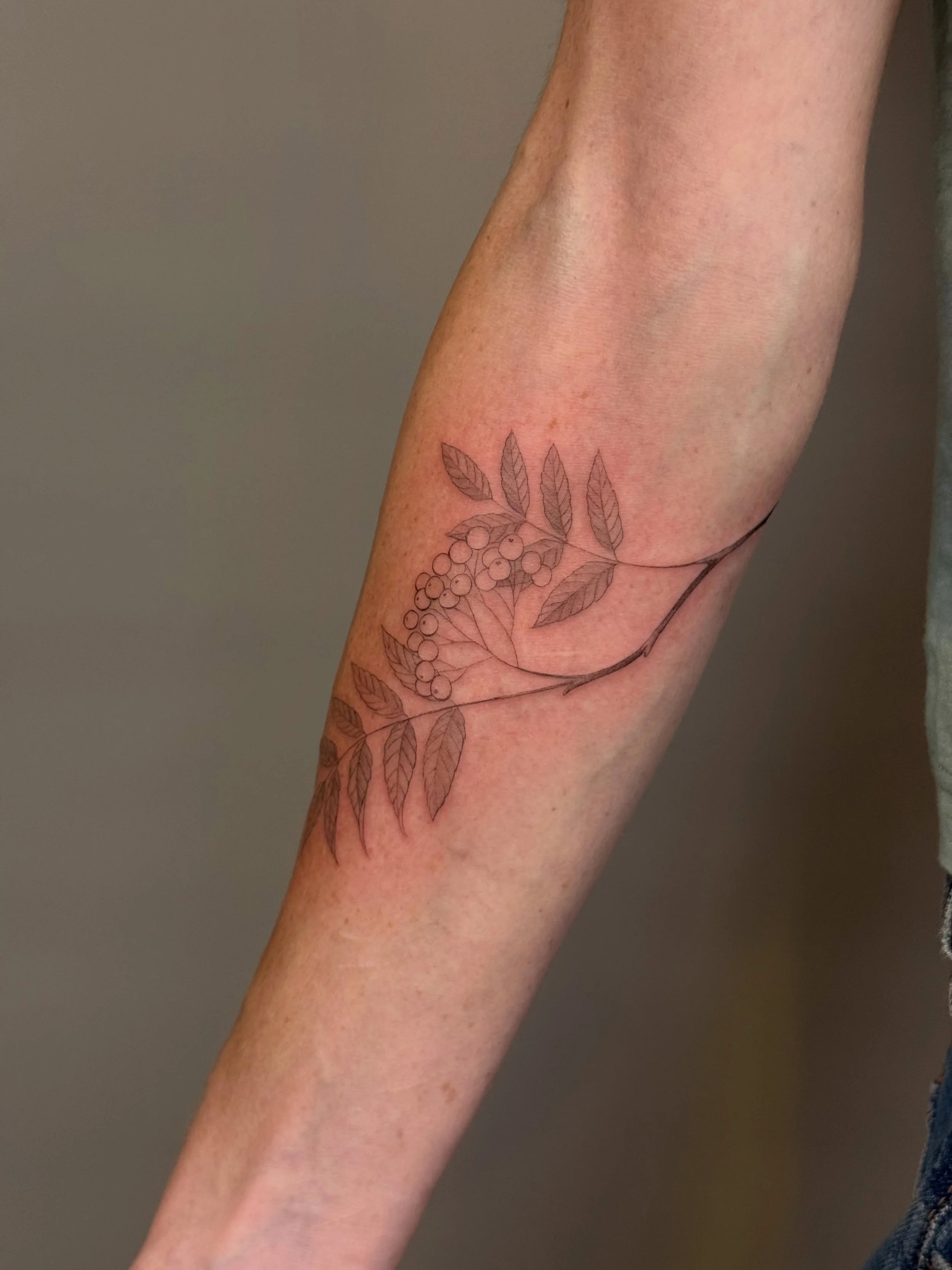 I really enjoyed making this Rowan tree branch. Thank you, Sarah! 

#nofilter #rabbitear #finelinetattoo #singleneedletattoo #singleneedle