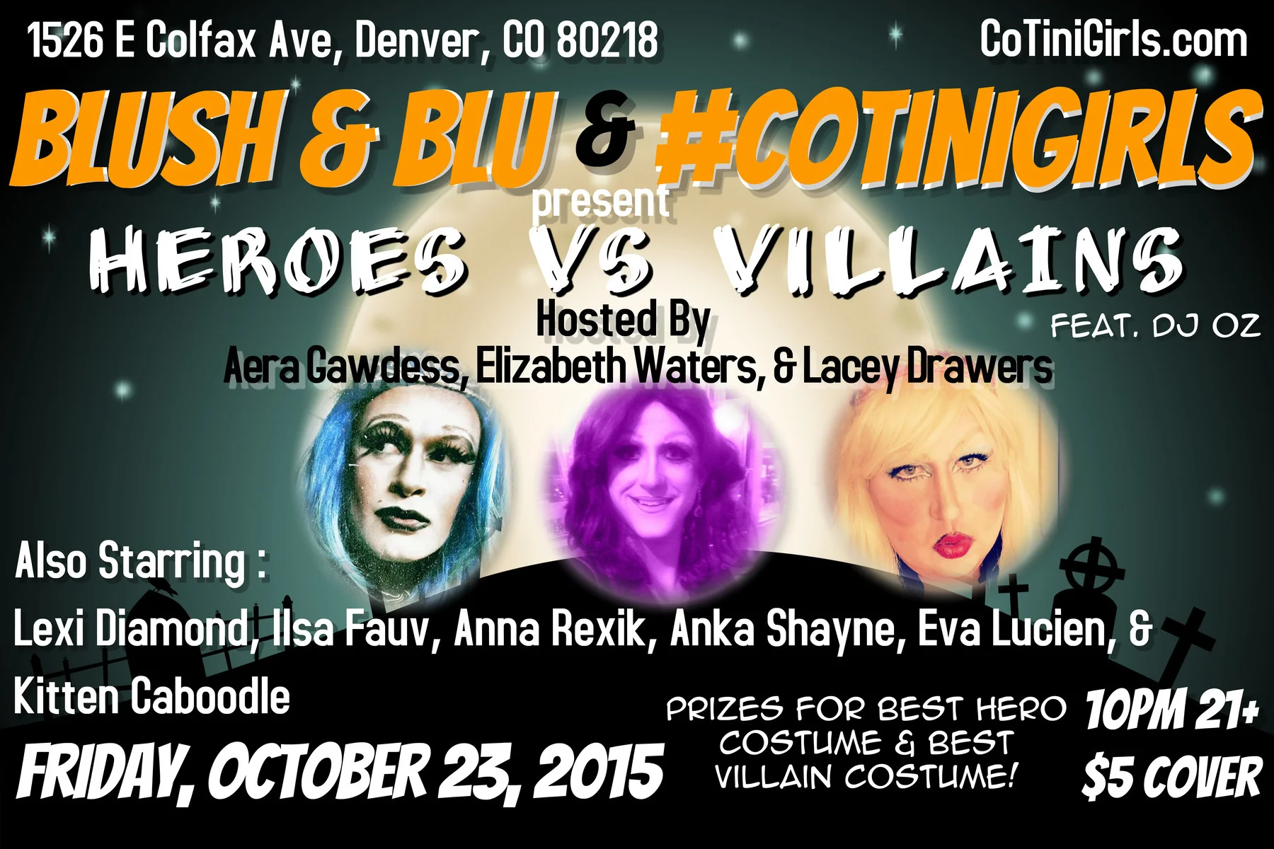 Blus & Blu & #CoTiniGirls Present: Heroes vs. Villains