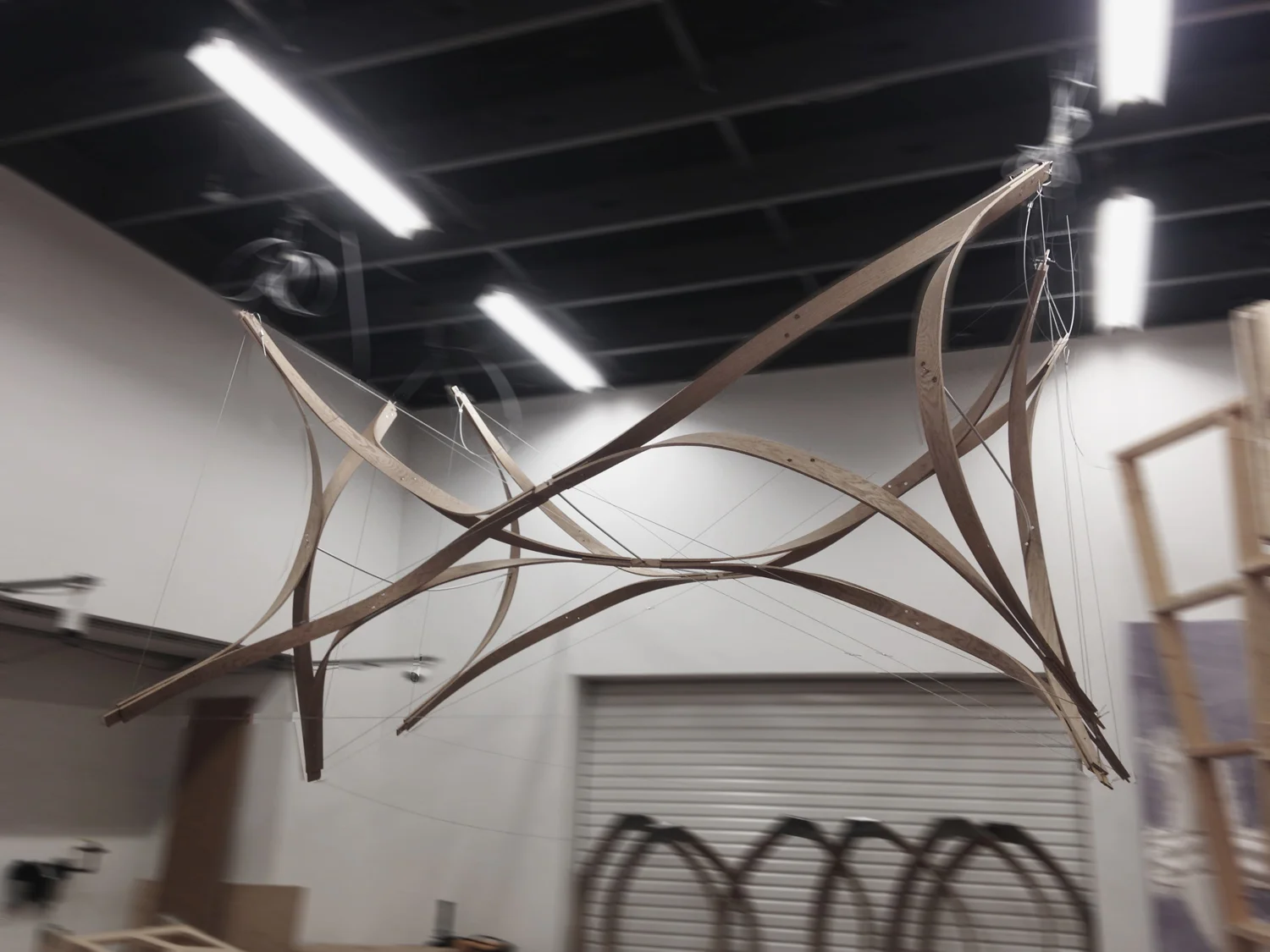 Physical prototype of truss module, with details of truss assembly