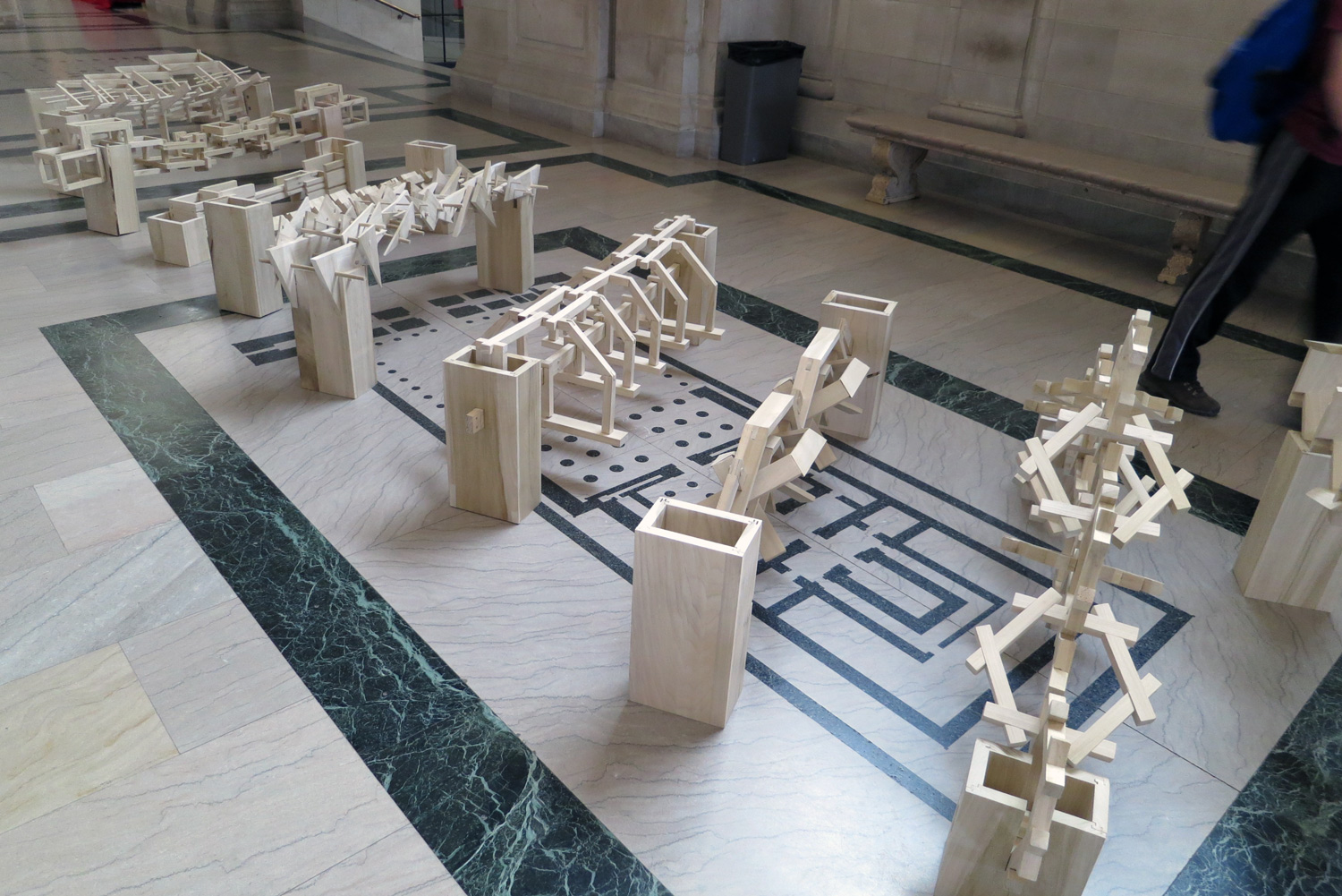 S16 Span Models in College of Fine Arts Great Hall