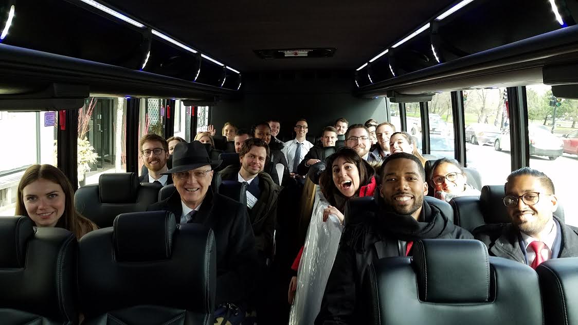 The teams head off to the presentations! Photo credit: Ernest Bellamy
