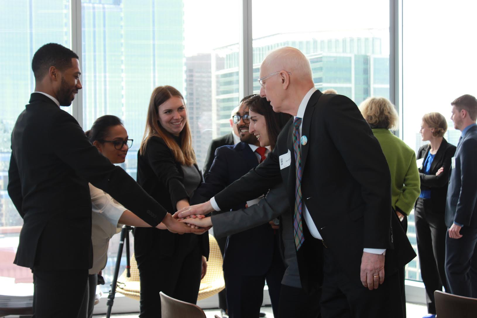 The team gets ready to present to the jury. Photo credit: Radhika Patel